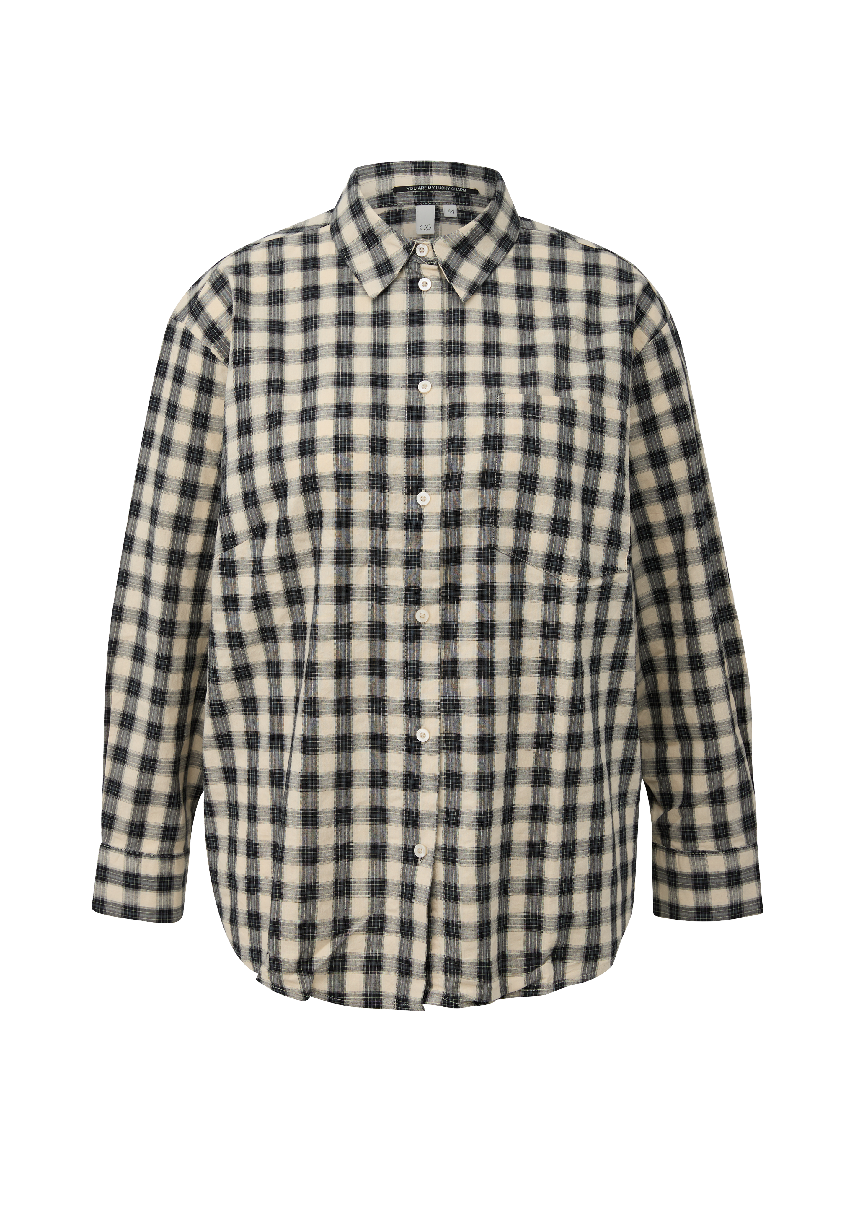 Casual geruite blouse