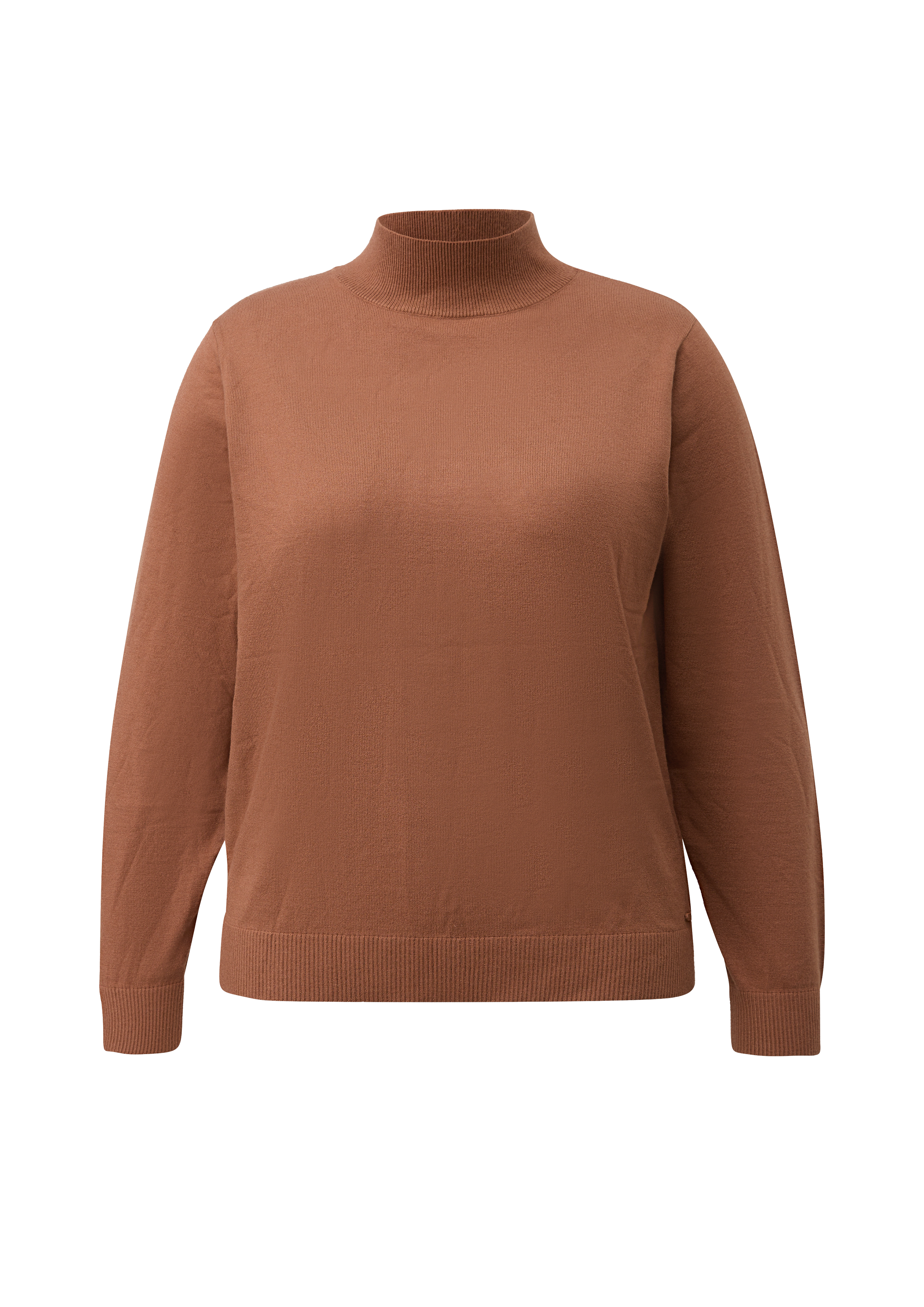 Trui van viscose-mix met opstaande kraag