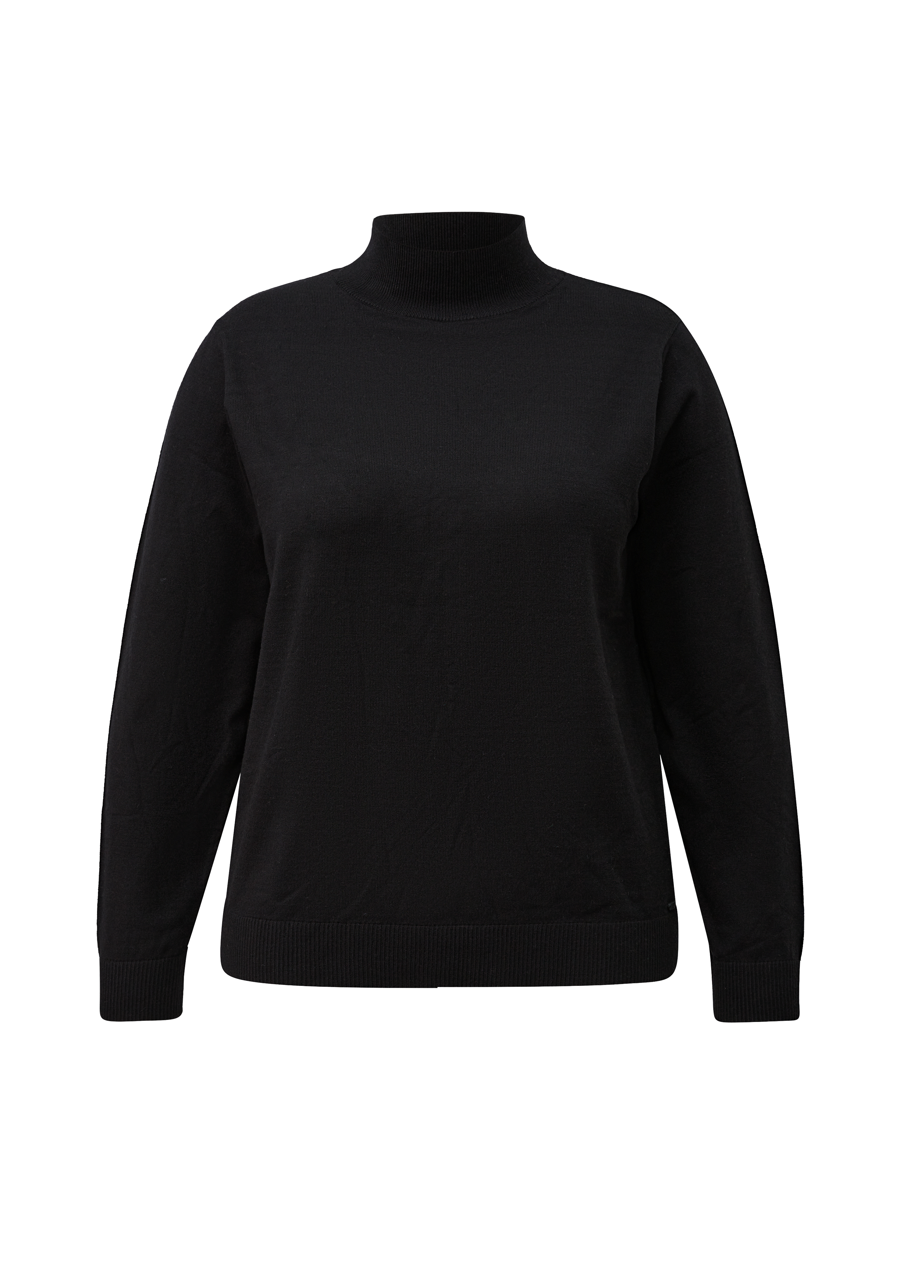 Trui van viscose-mix met opstaande kraag