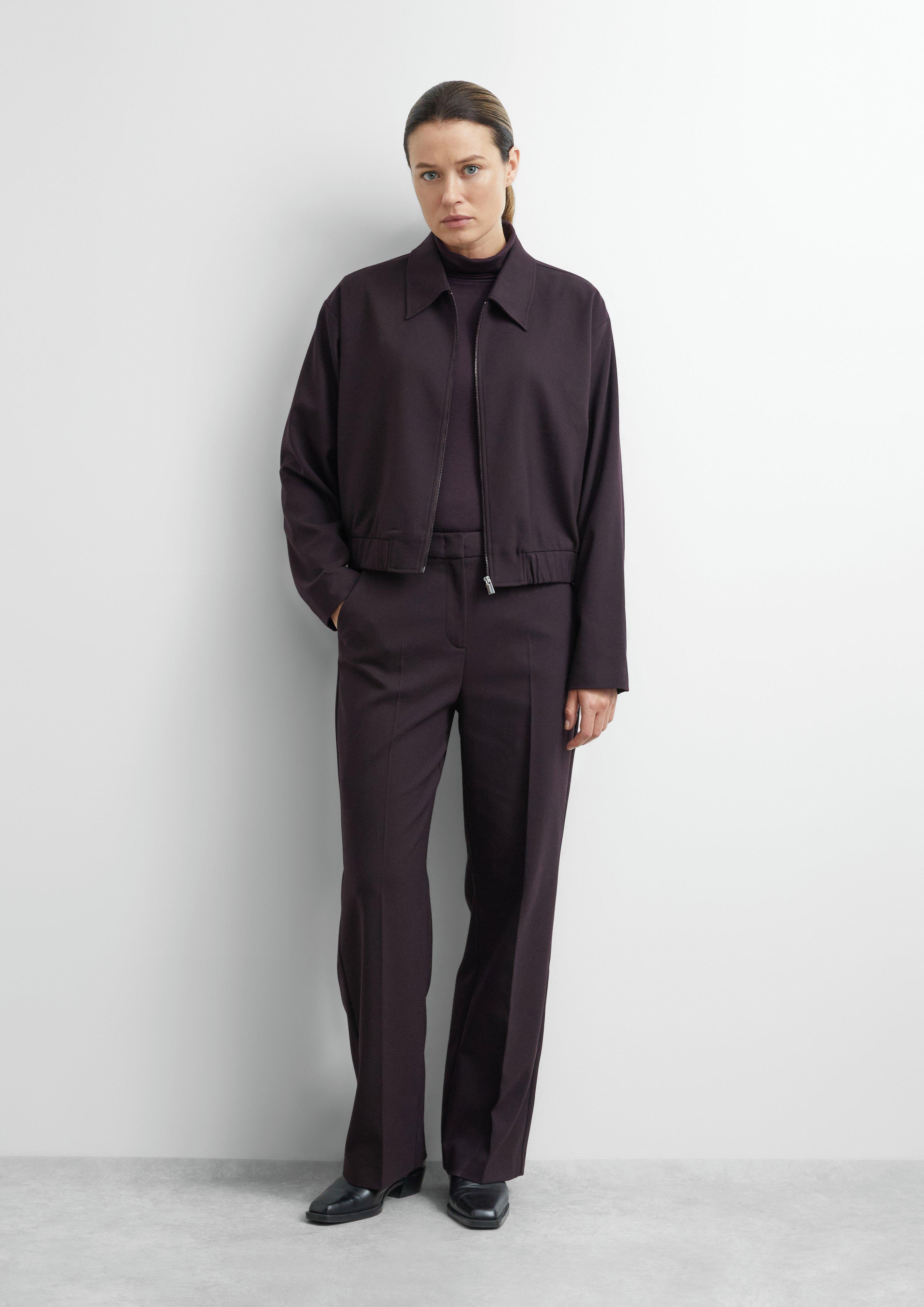 Trousers in bordeaux by COMMA