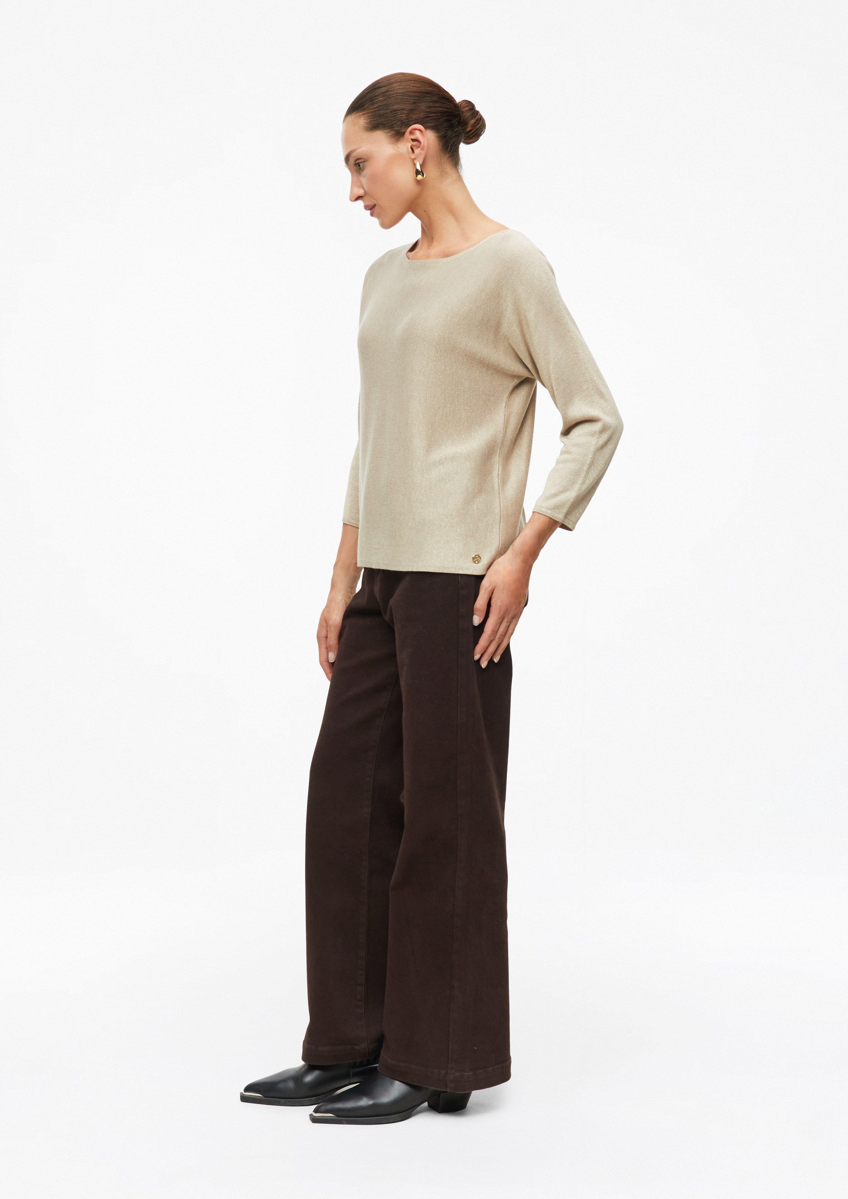 Femmes Pull en tricot en beige de s.Oliver BLACK LABEL