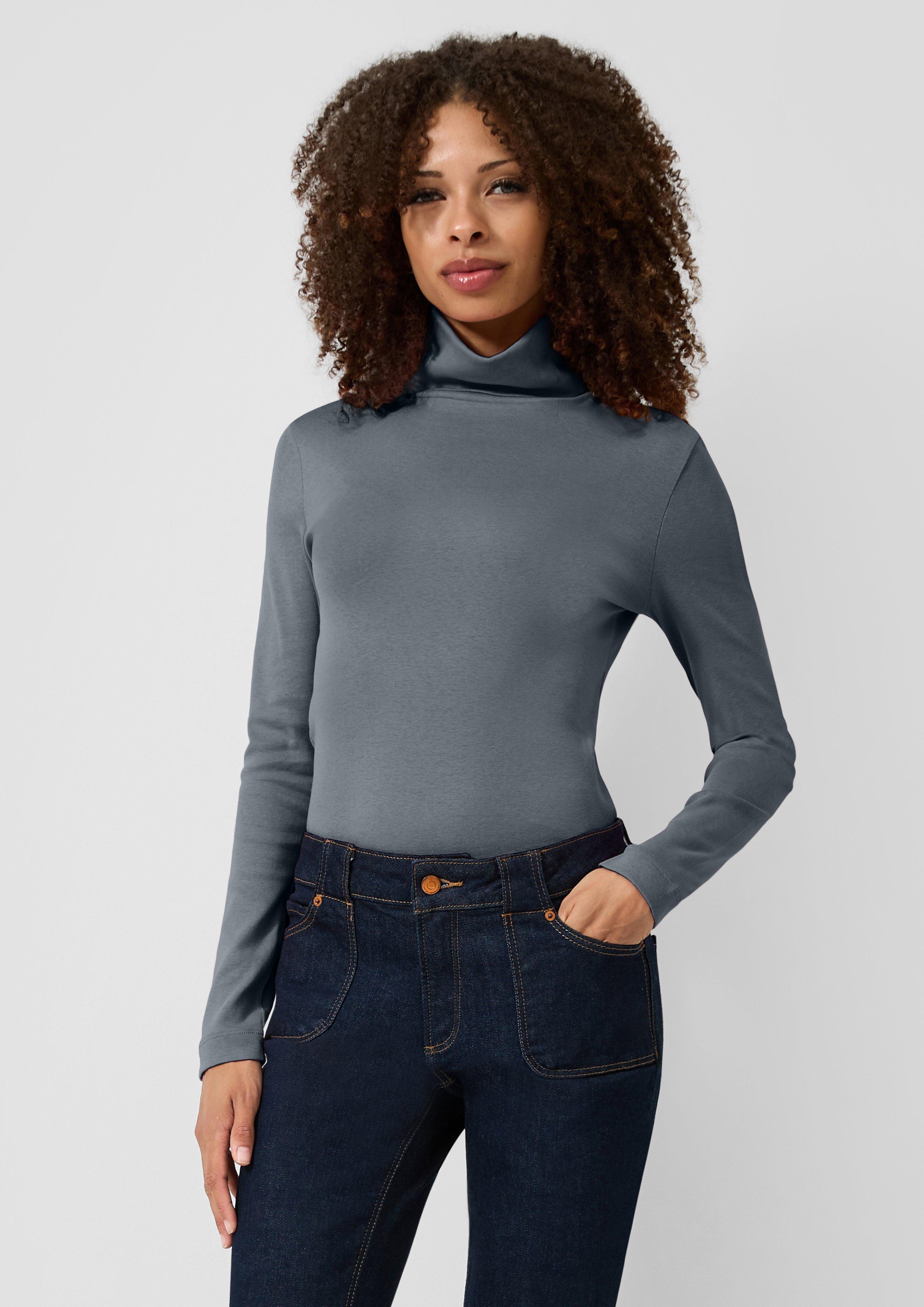 T-shirt en gris foncé de QS