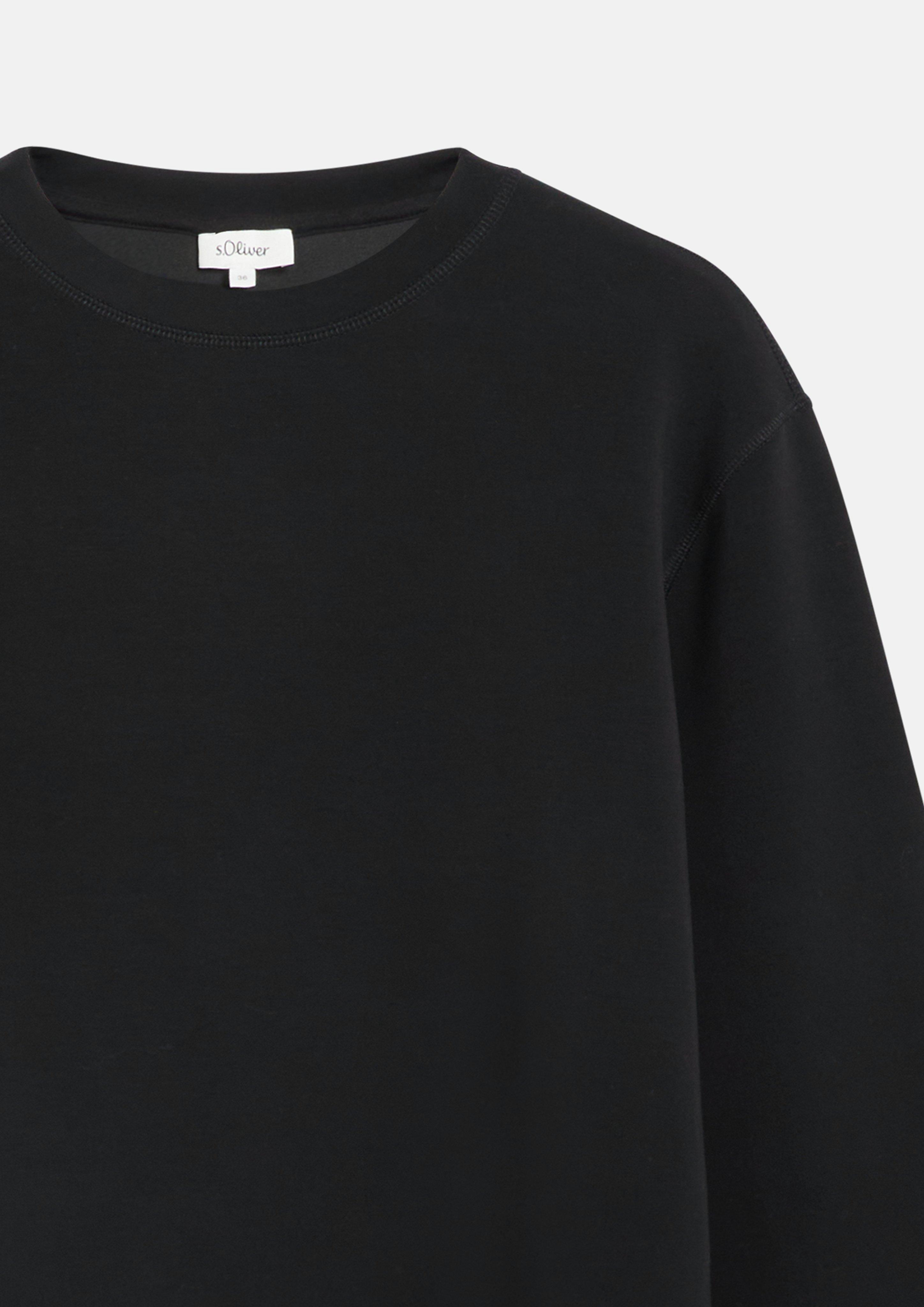 Women Sweatshirt in black by s.Oliver
