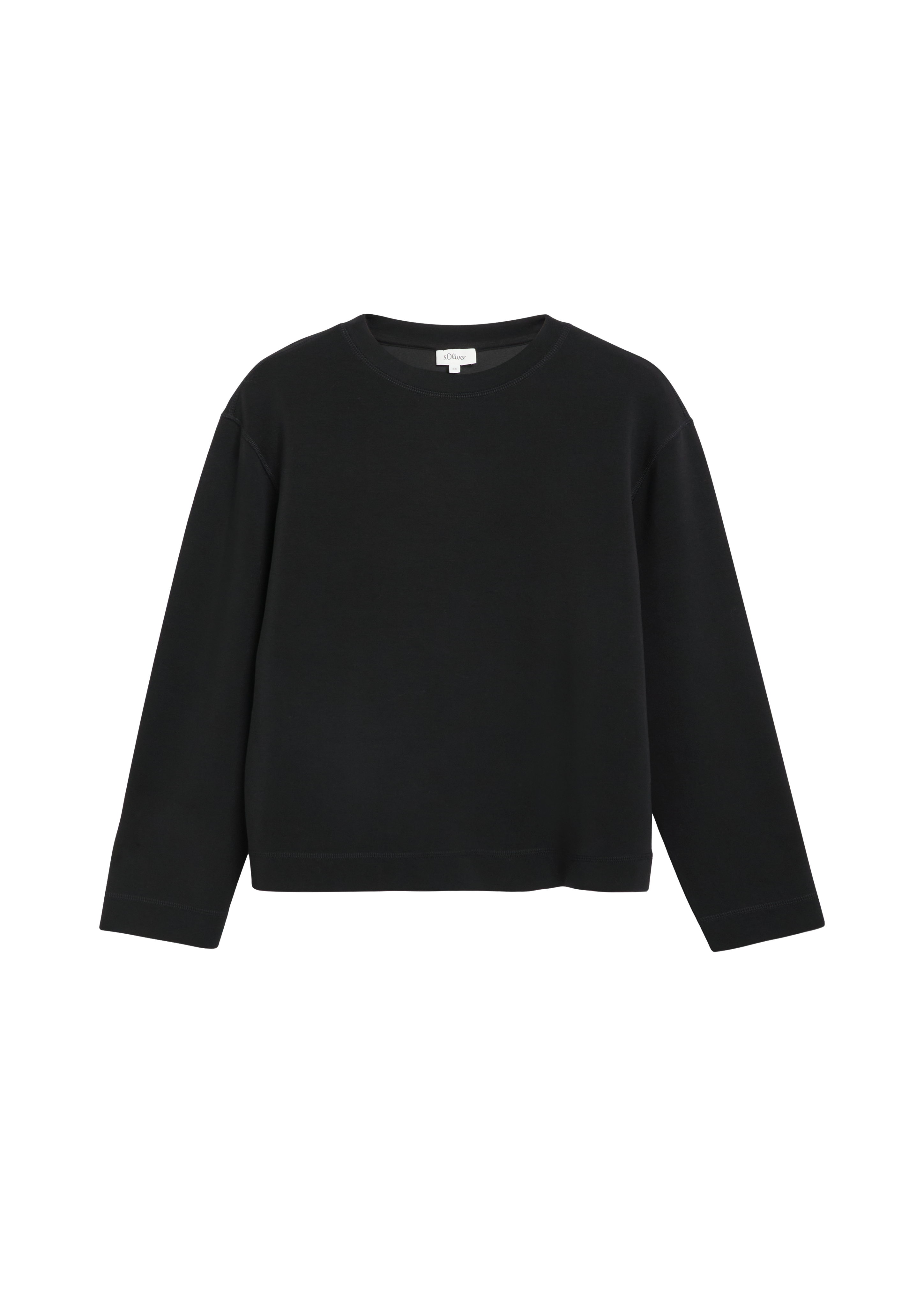 Scuba-sweatshirt met wijde mouwen