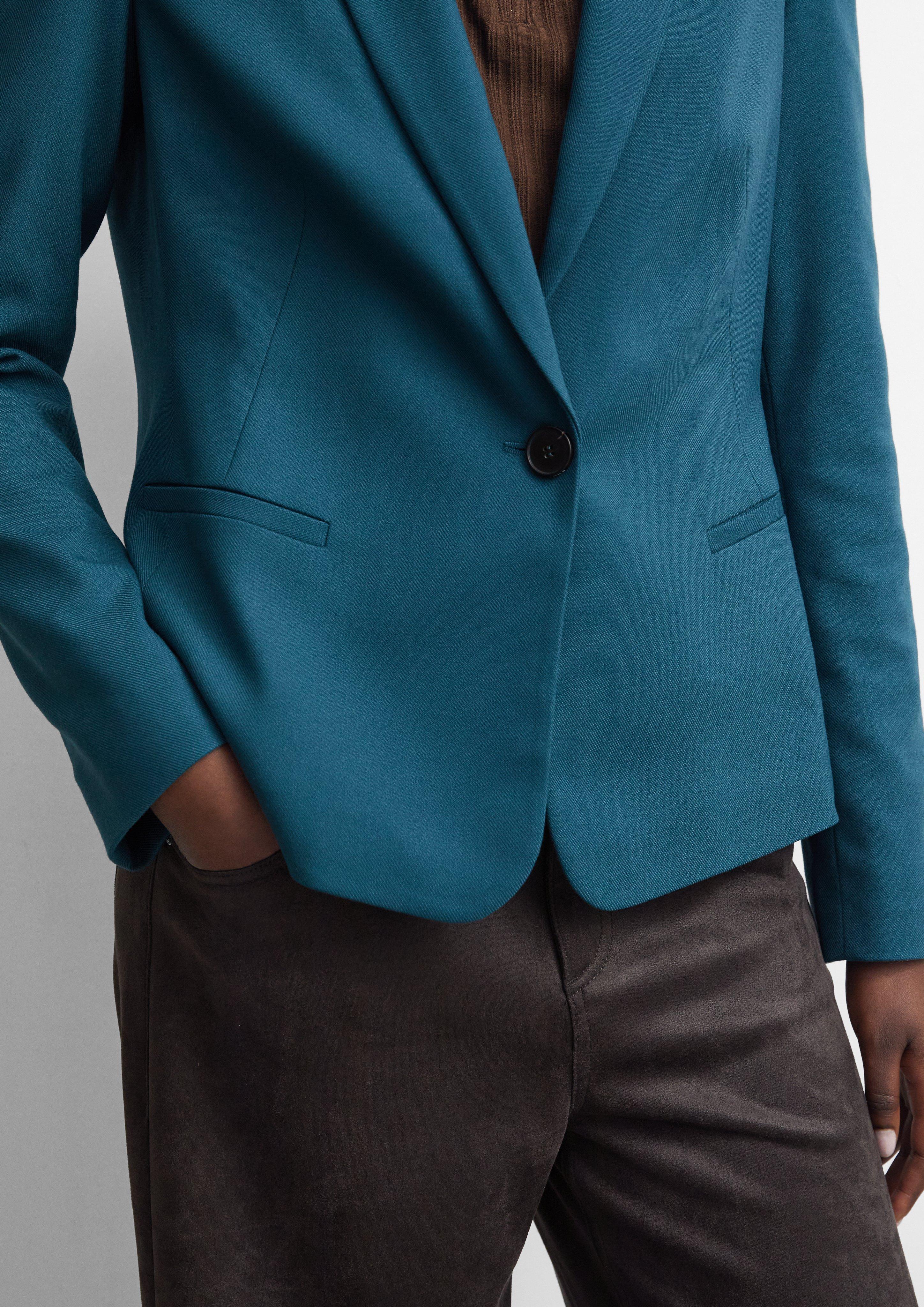 Indoor blazer in petrol by COMMA