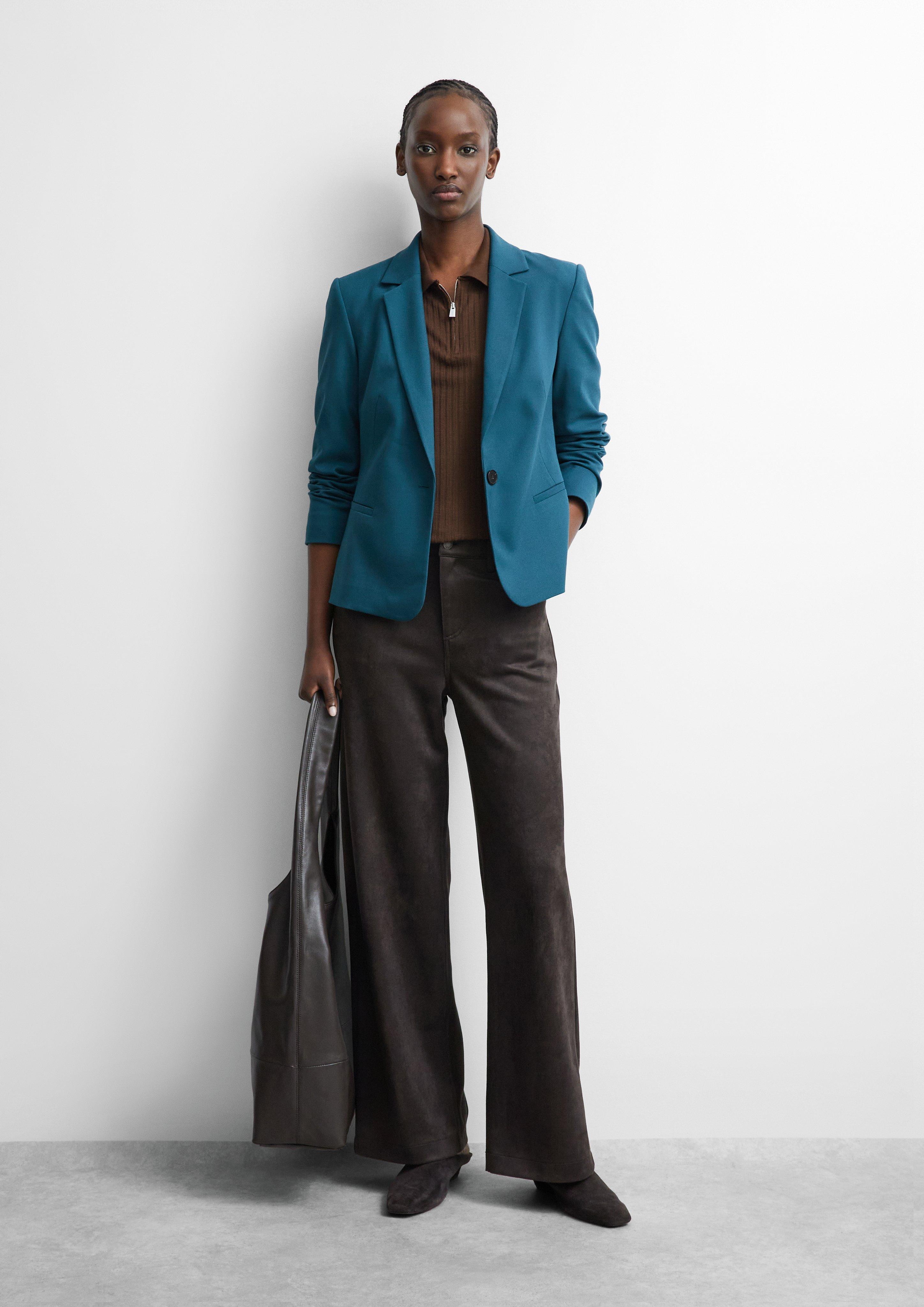 Indoor blazer in petrol by COMMA
