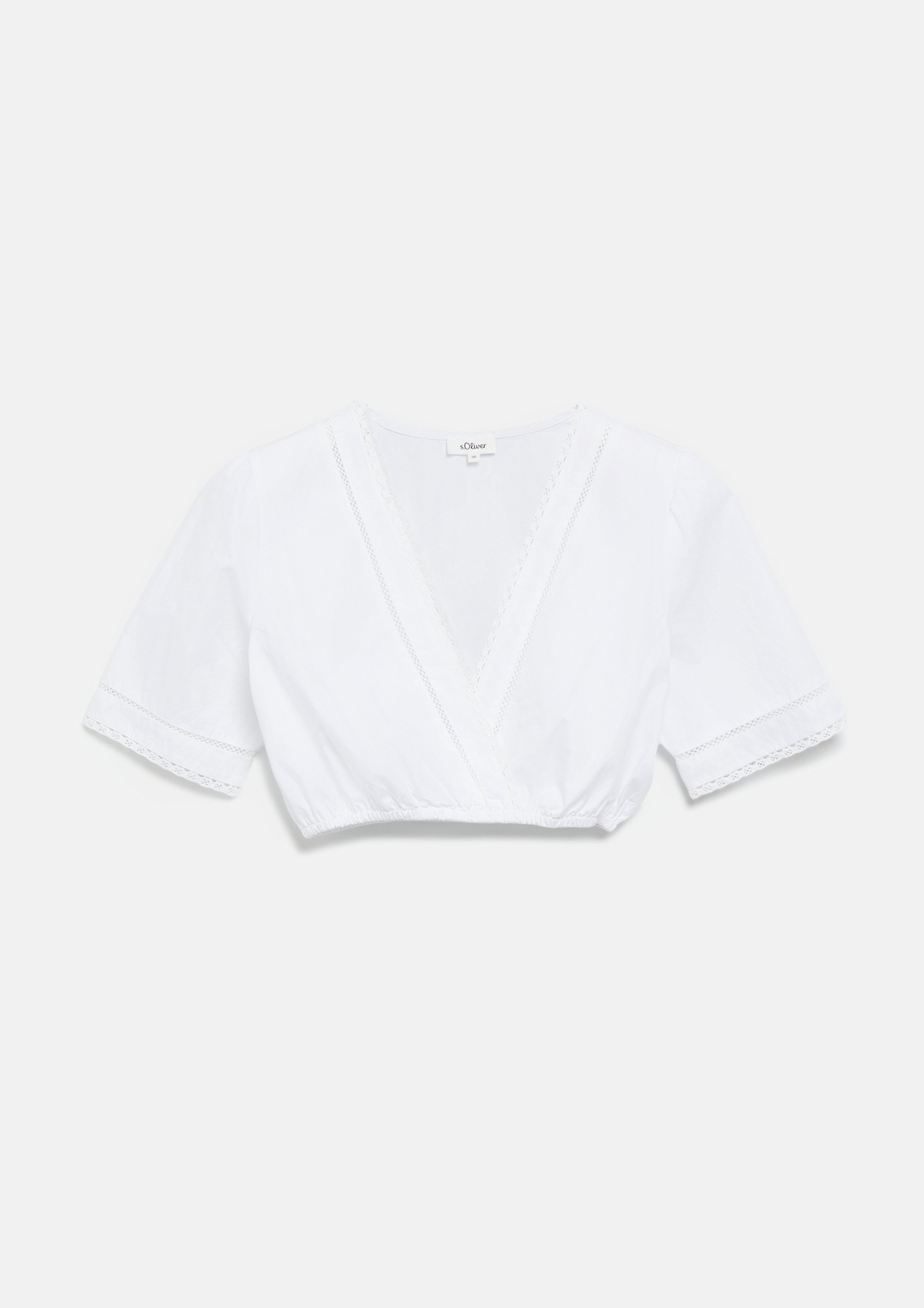 Femmes Blouse dirndl en blanc de s.Oliver