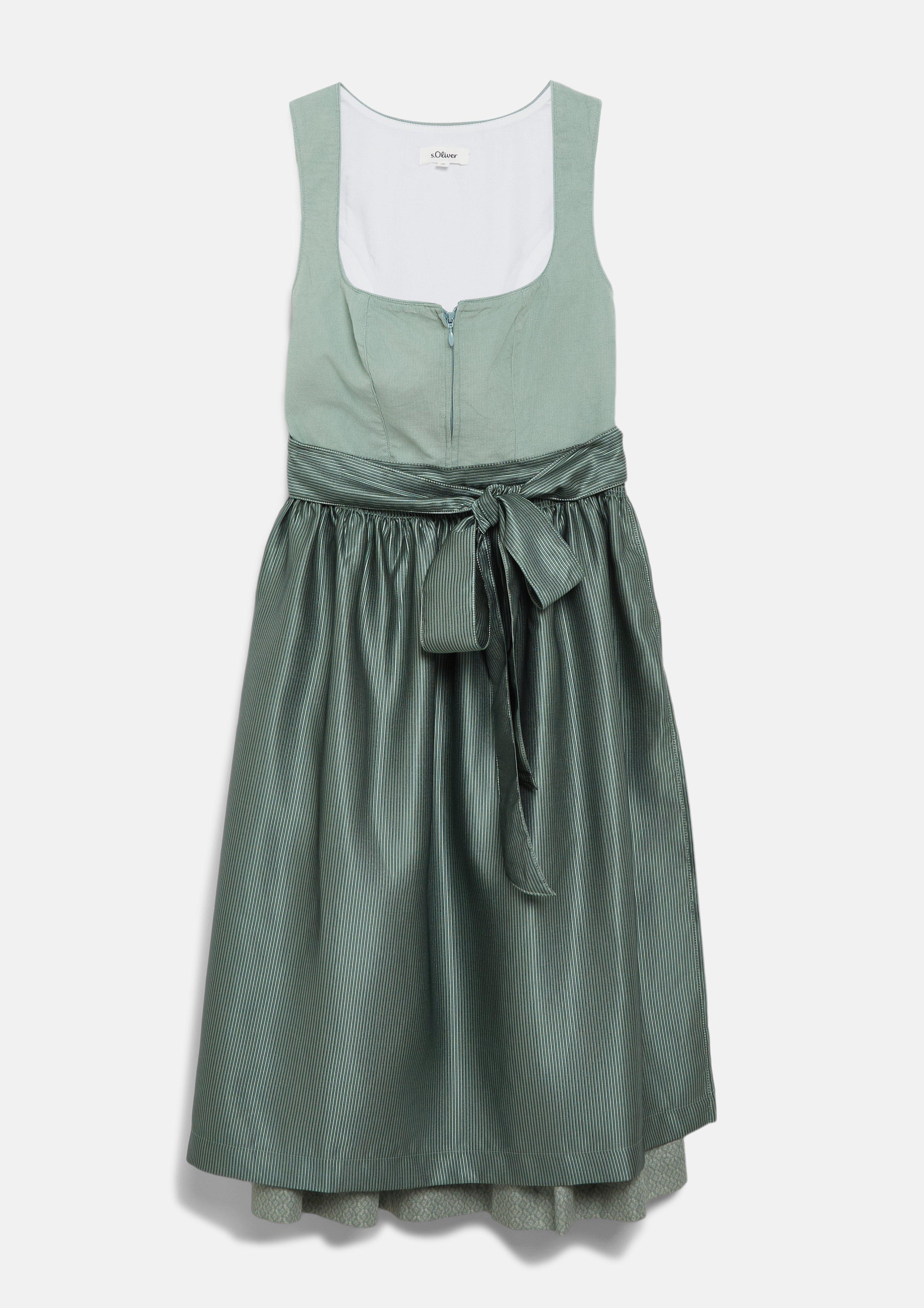 Damen Dirndlkleid mit Schürze in petrol von s.Oliver
