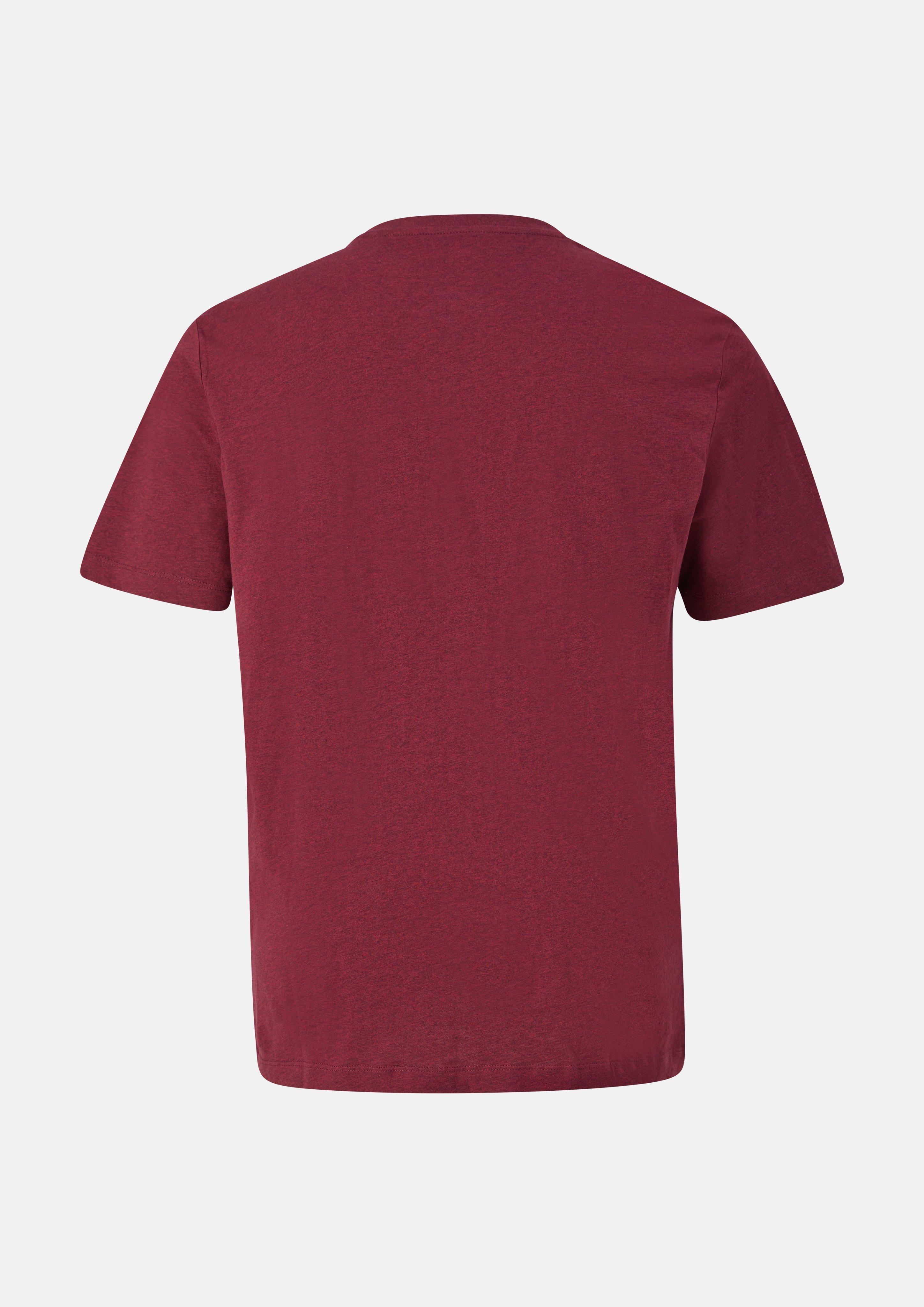 Hommes T-shirt en rouge de s.Oliver Men Big Sizes