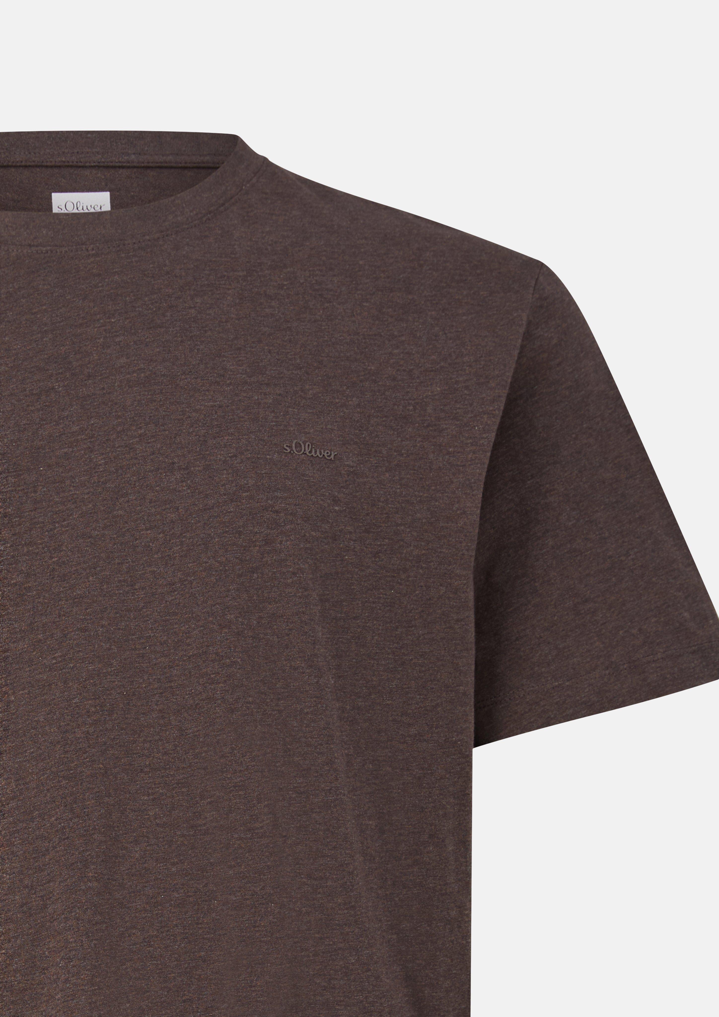 Hommes T-shirt en brun de s.Oliver Men Big Sizes