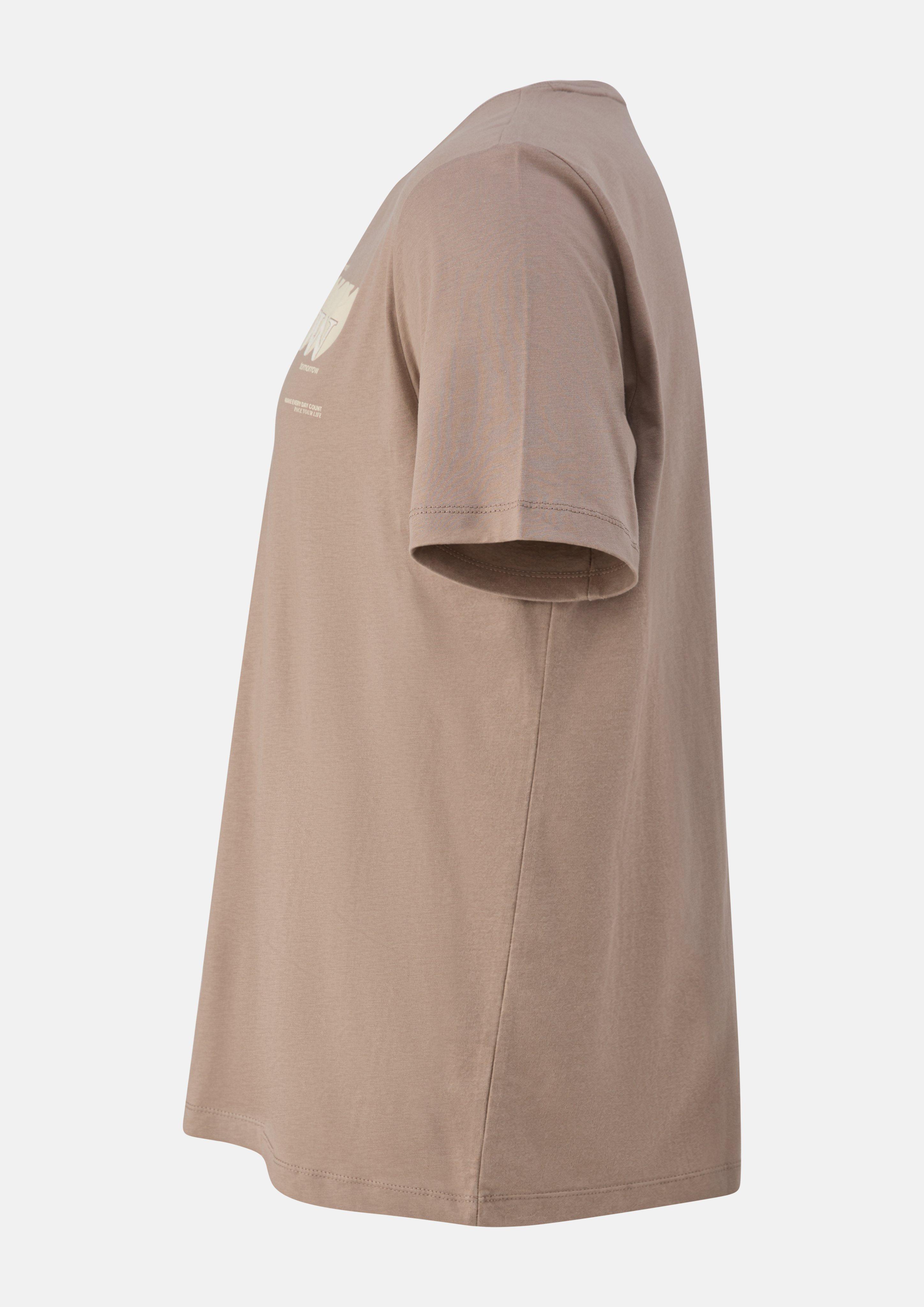 Heren T-Shirt in bruin van s.Oliver Men Big Sizes