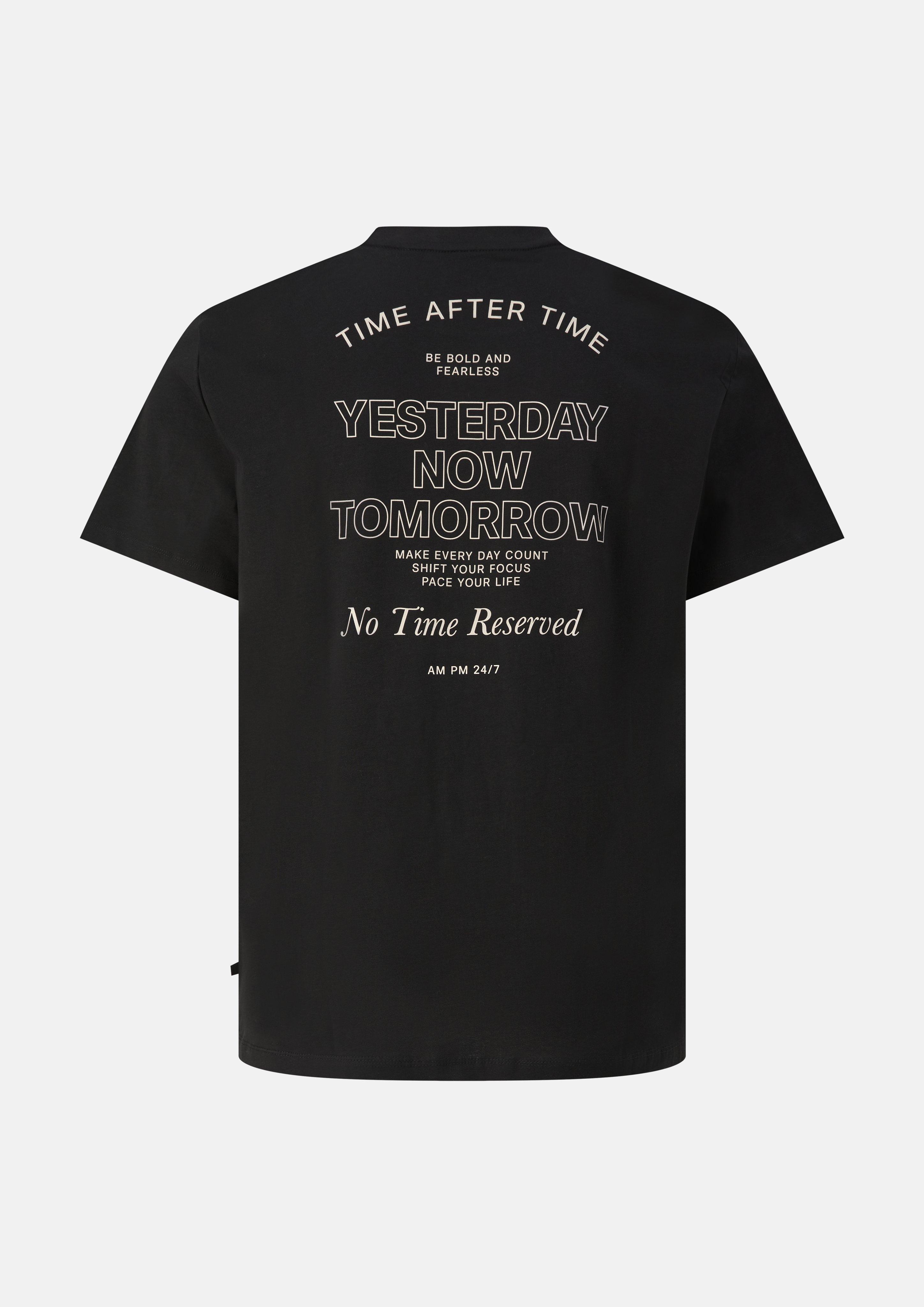Hommes T-shirt en noir de s.Oliver Men Big Sizes