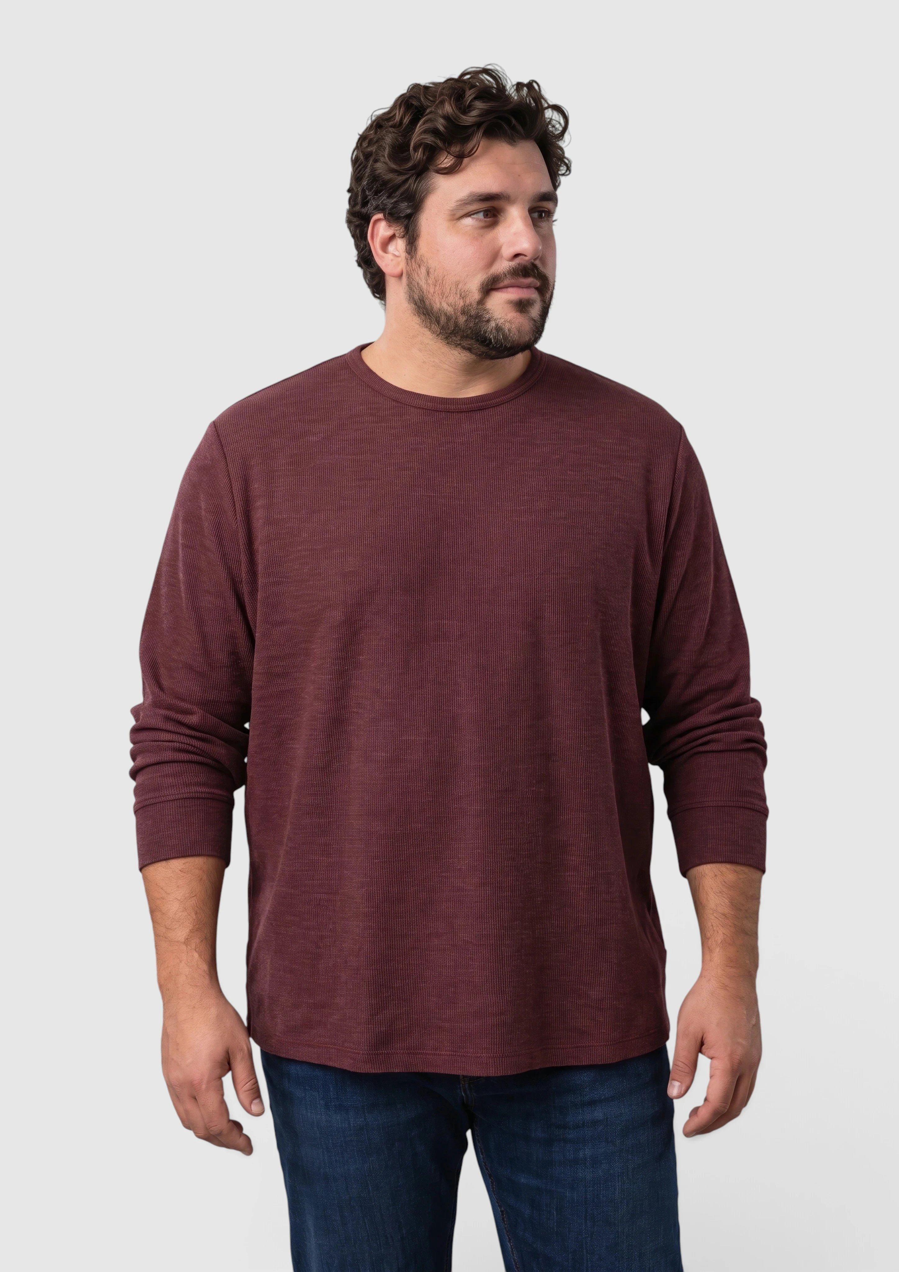 T-Shirt in bordeaux van s.Oliver Men Big Sizes