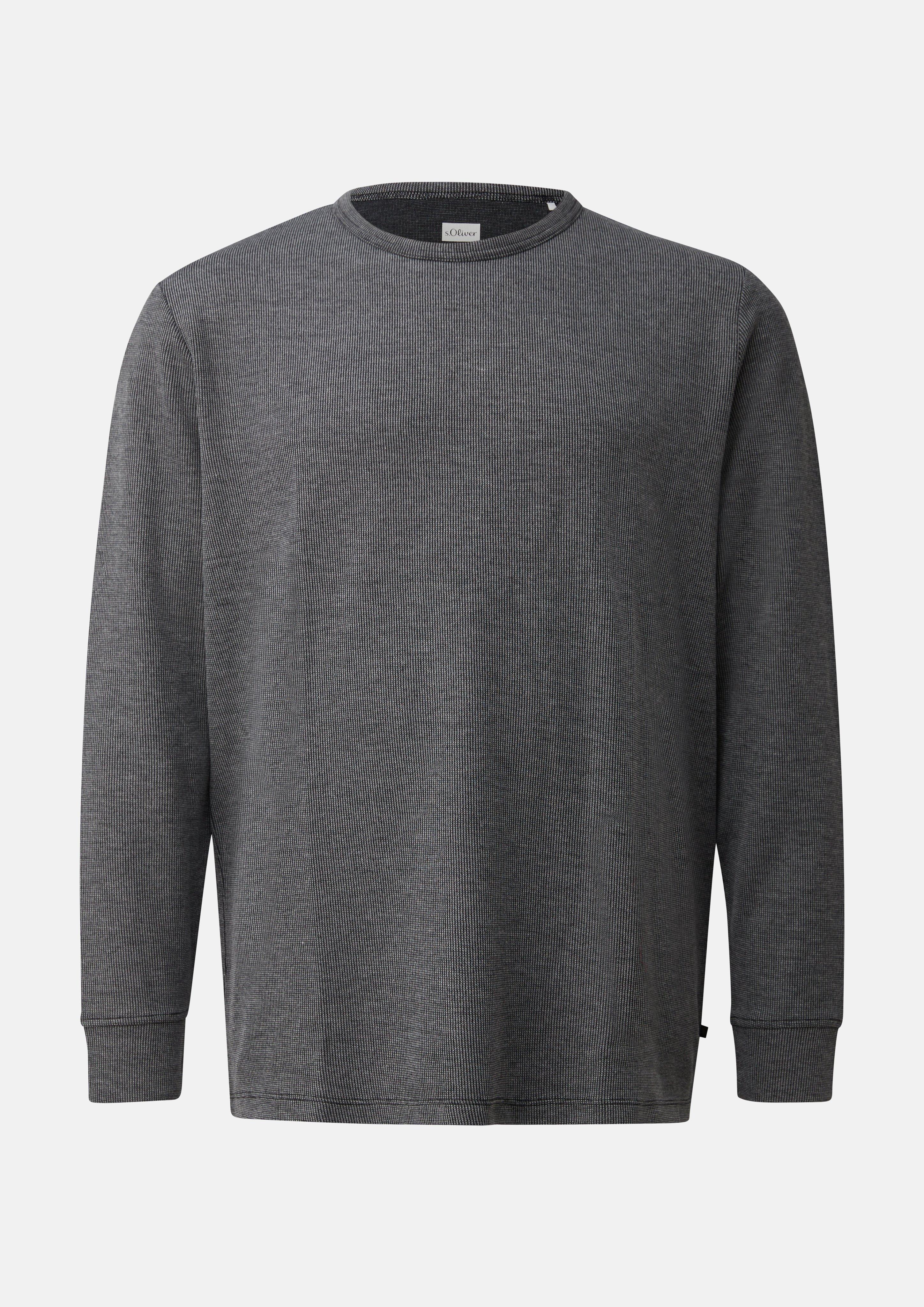 Herren T-Shirt in grau von s.Oliver Men Big Sizes