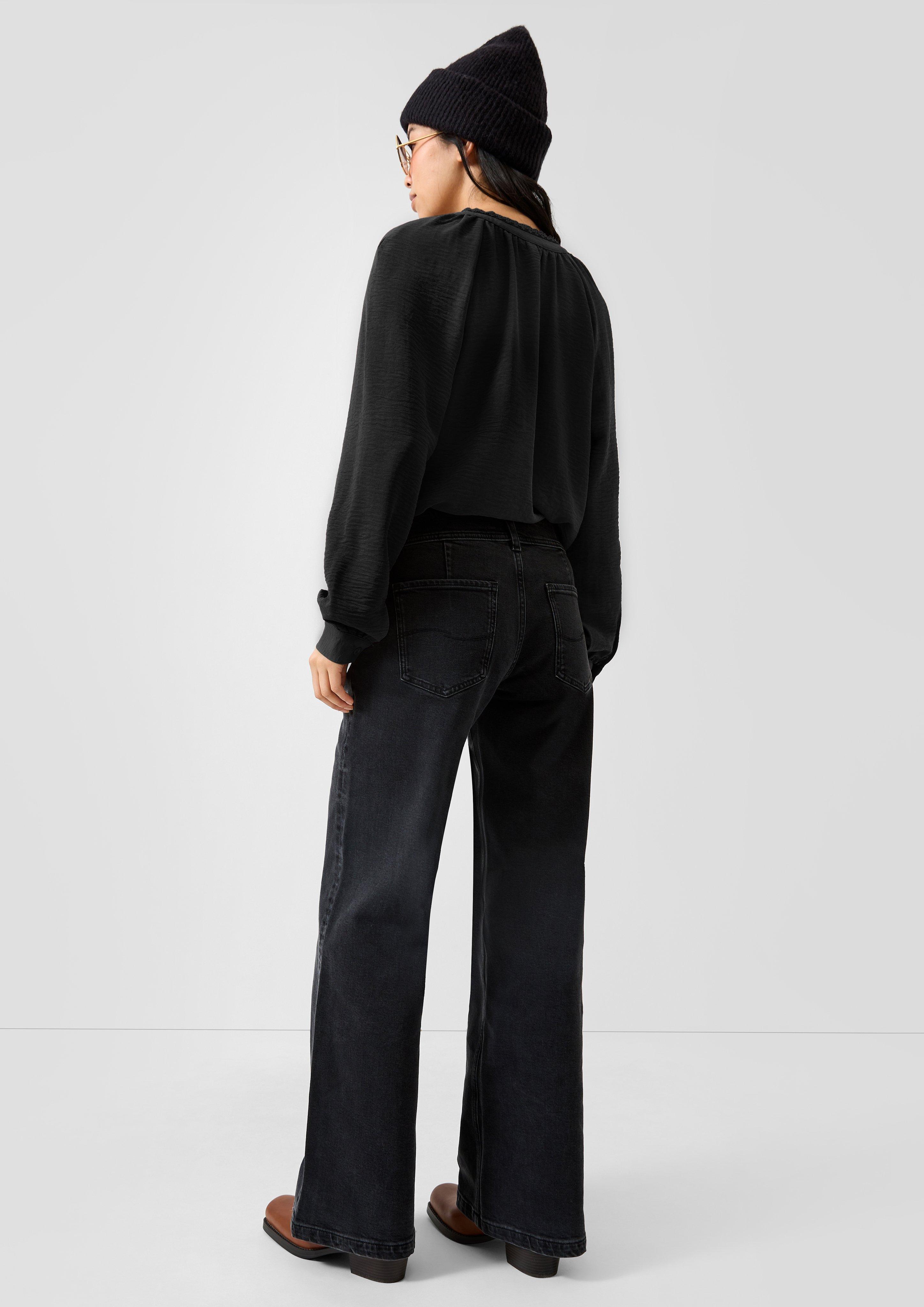 Dames Blouse in zwart van QS