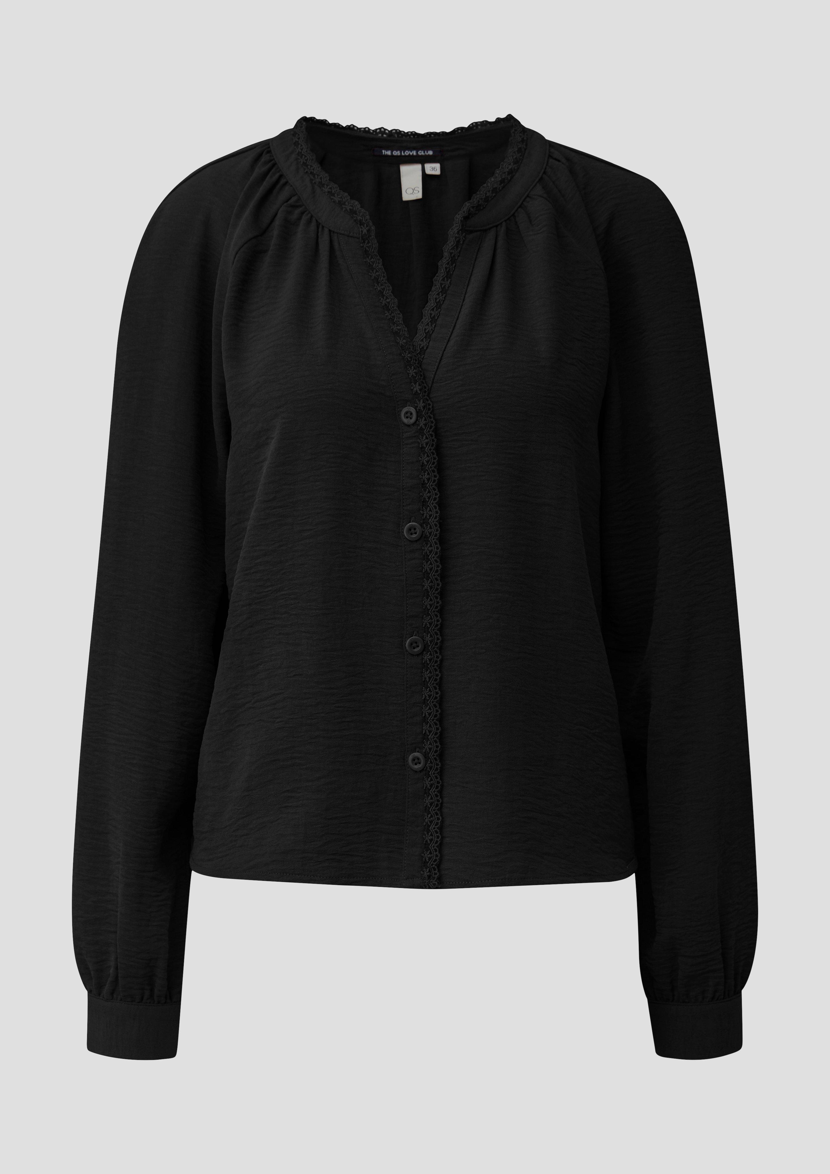 Dames Blouse in zwart van QS