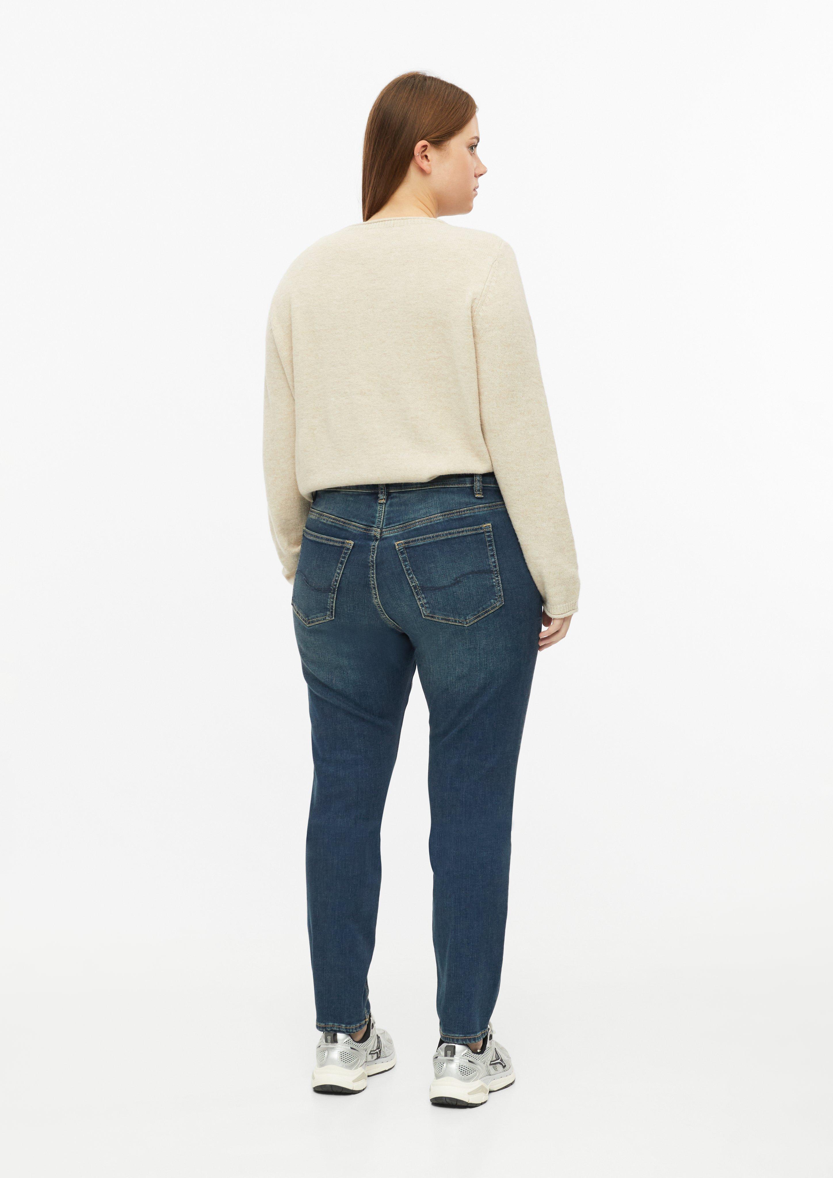 Damen Jeans Skinny / Mid Rise / Skinny Leg in blau von QS CURVE