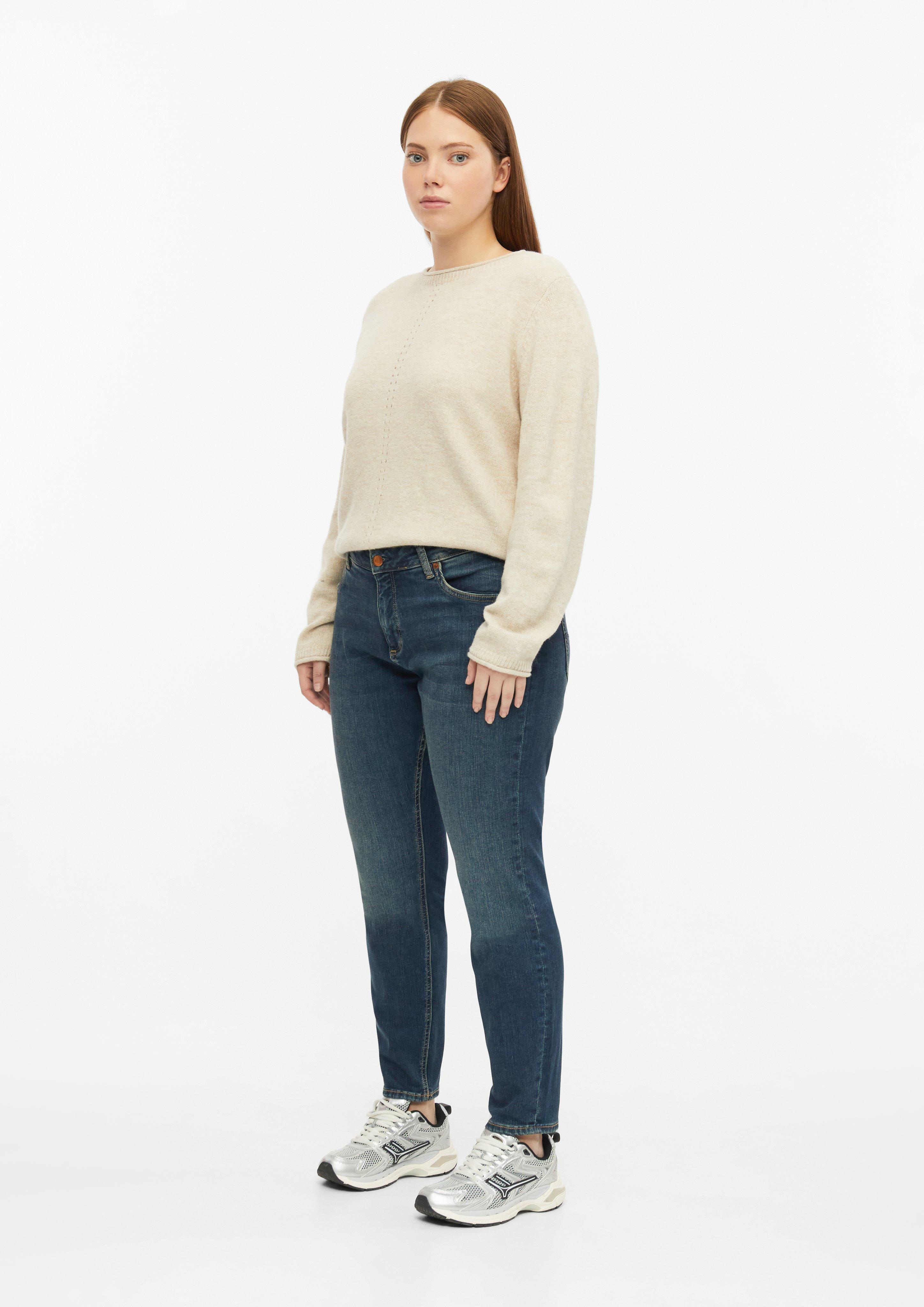 Damen Jeans Skinny / Mid Rise / Skinny Leg in blau von QS CURVE