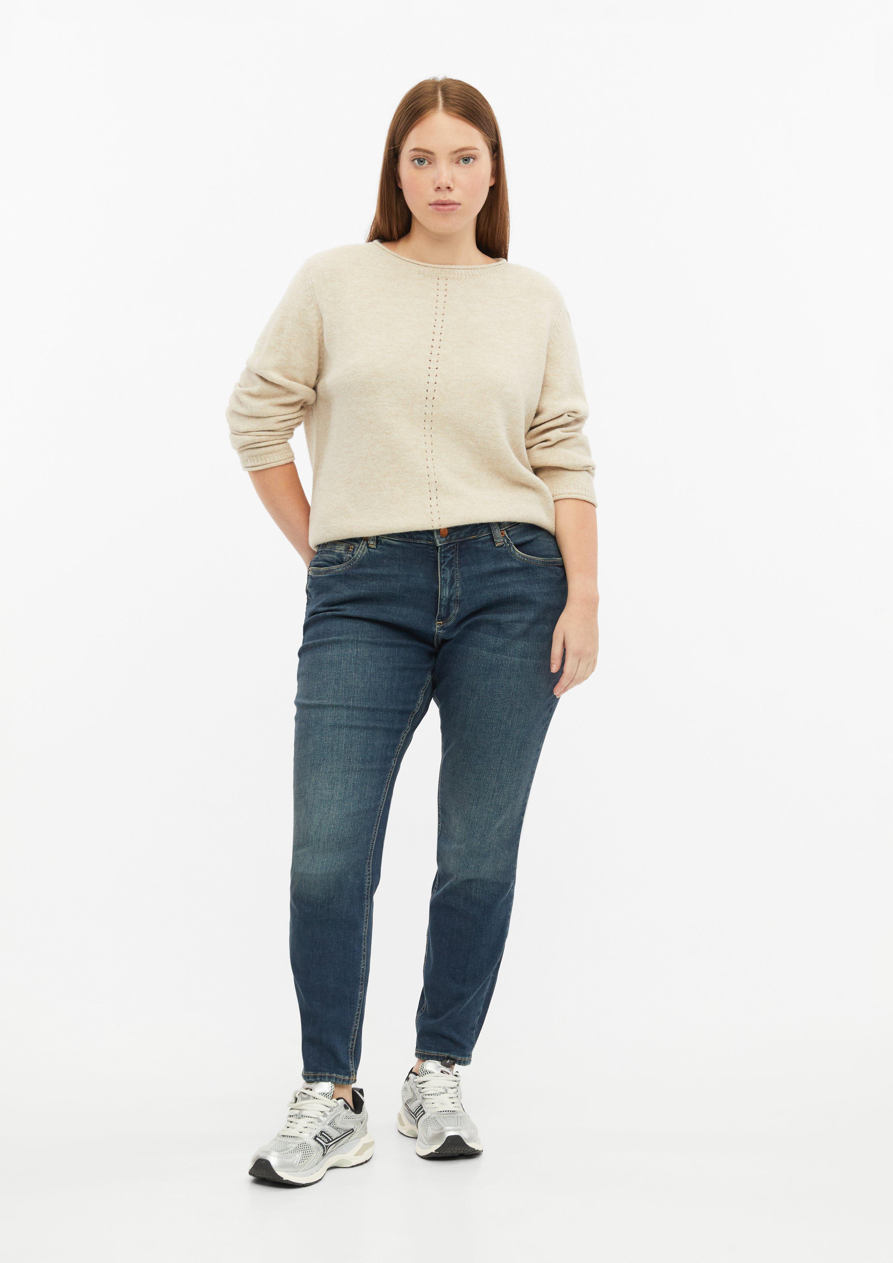 Damen Jeans Skinny / Mid Rise / Skinny Leg in blau von QS CURVE