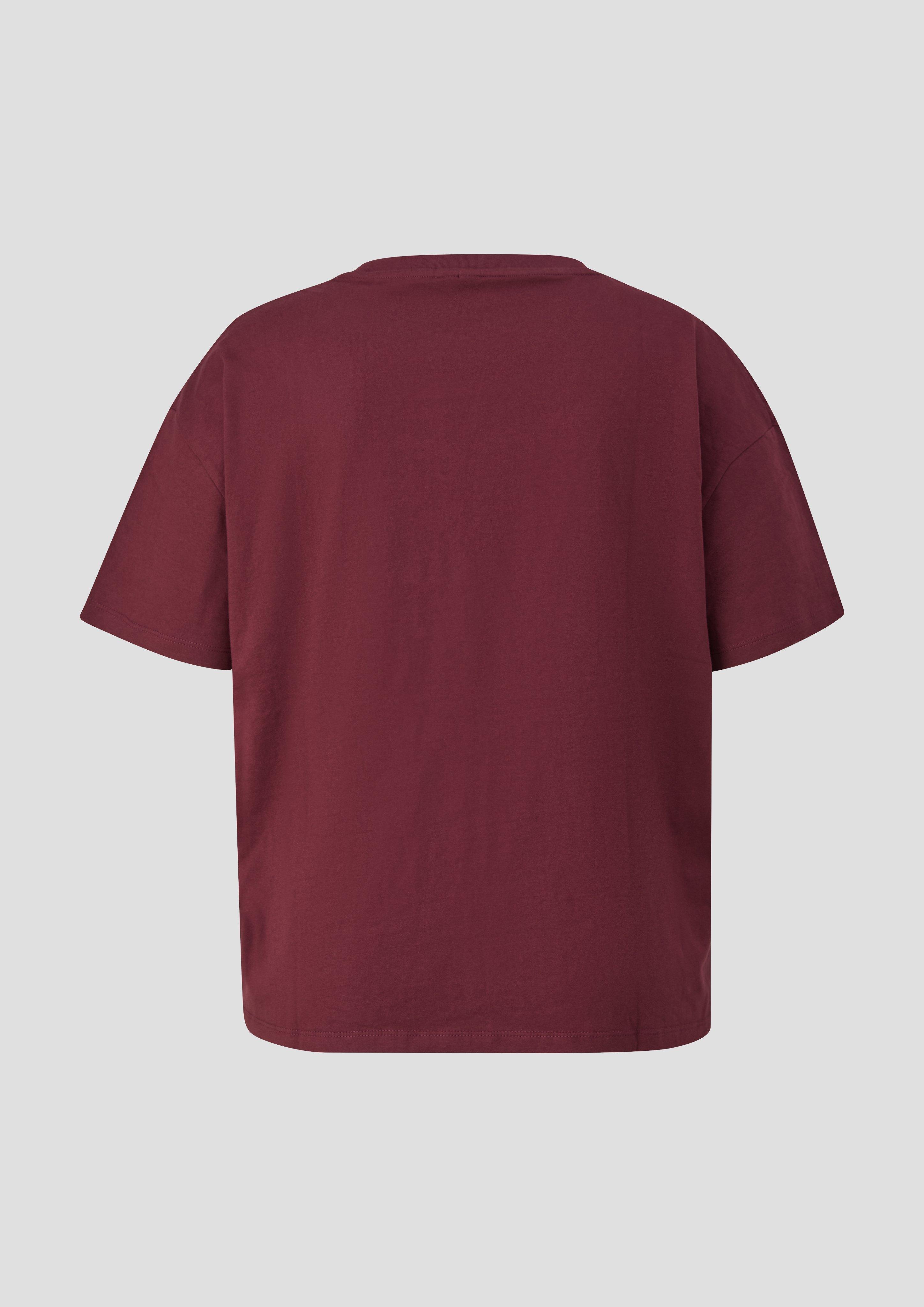 Women T-Shirt in red by QS CURVE