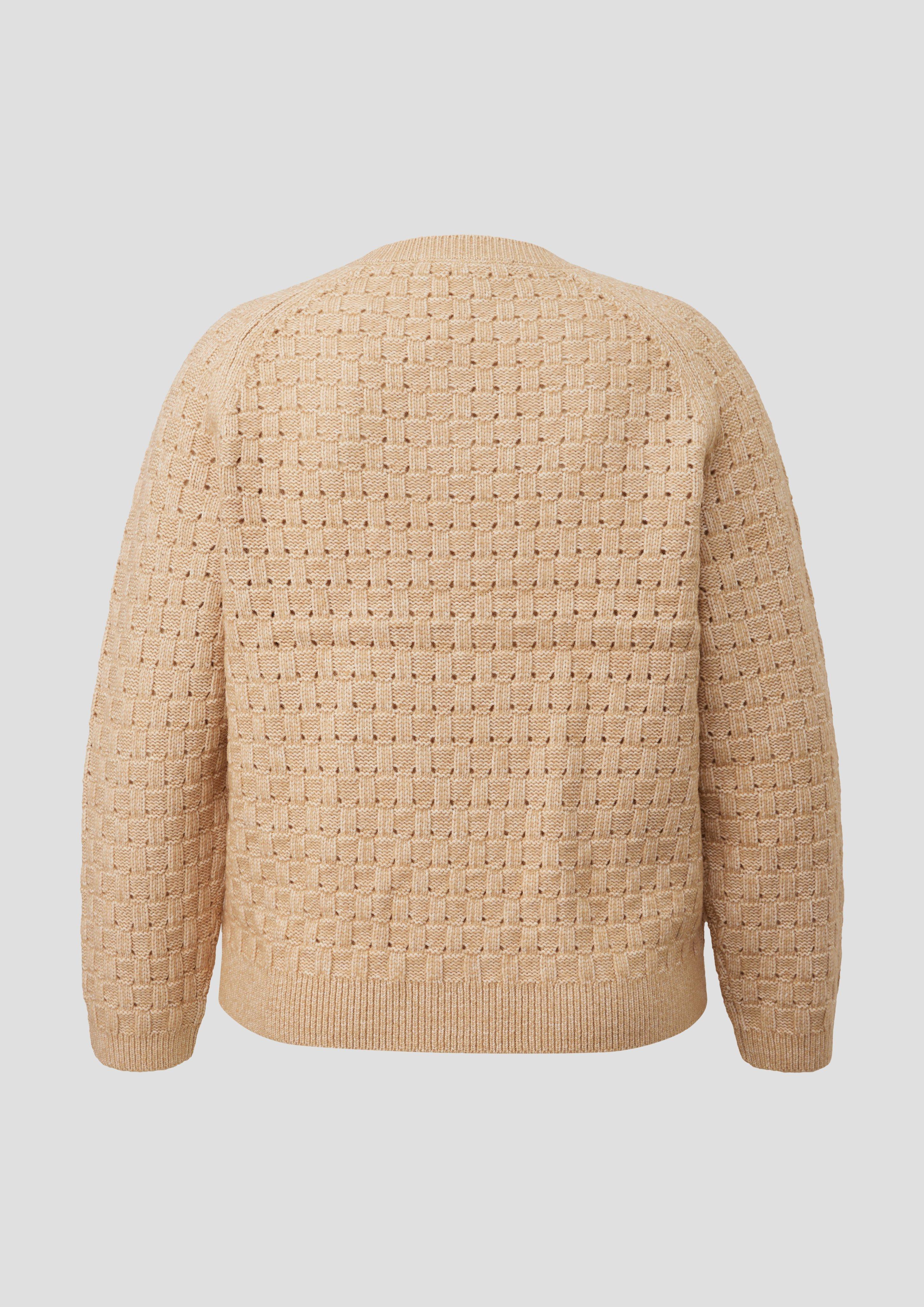 Damen Strickpullover in braun von QS CURVE