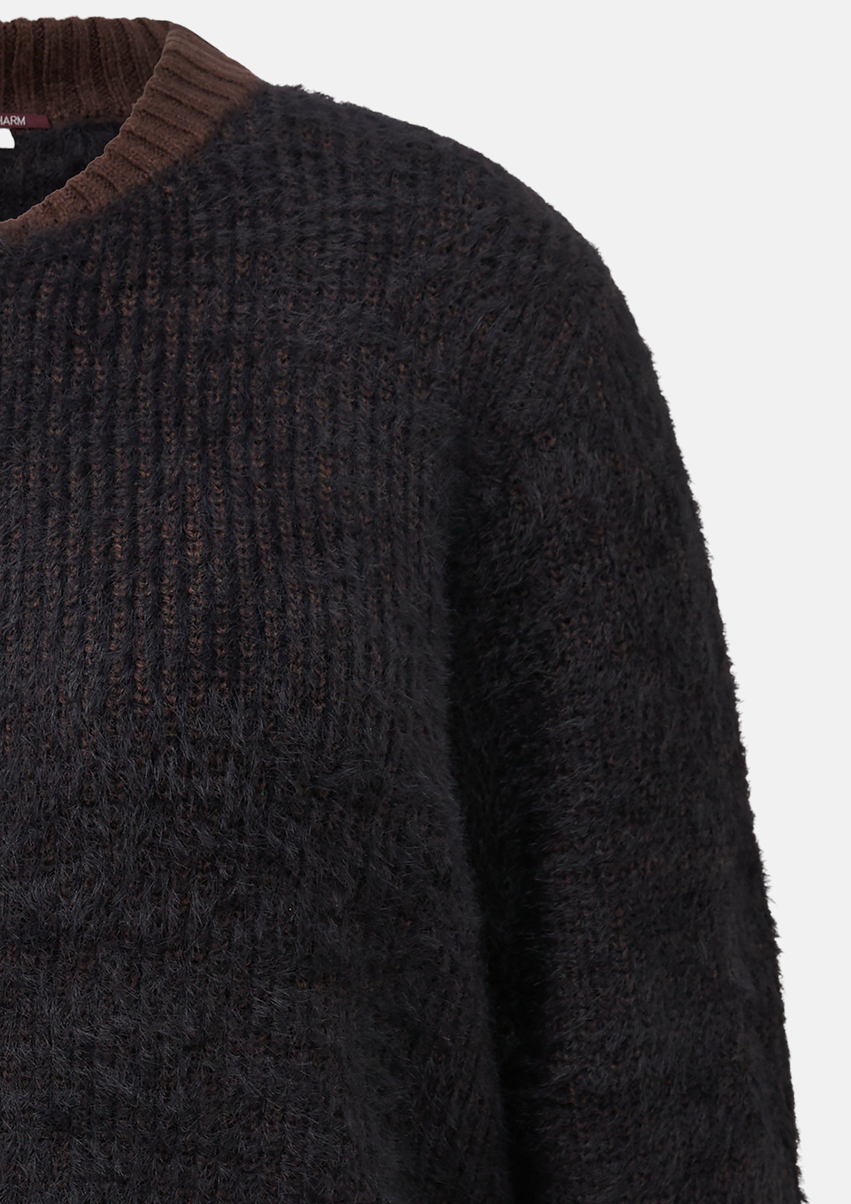Dames Gebreid Vest in zwart van QS CURVE