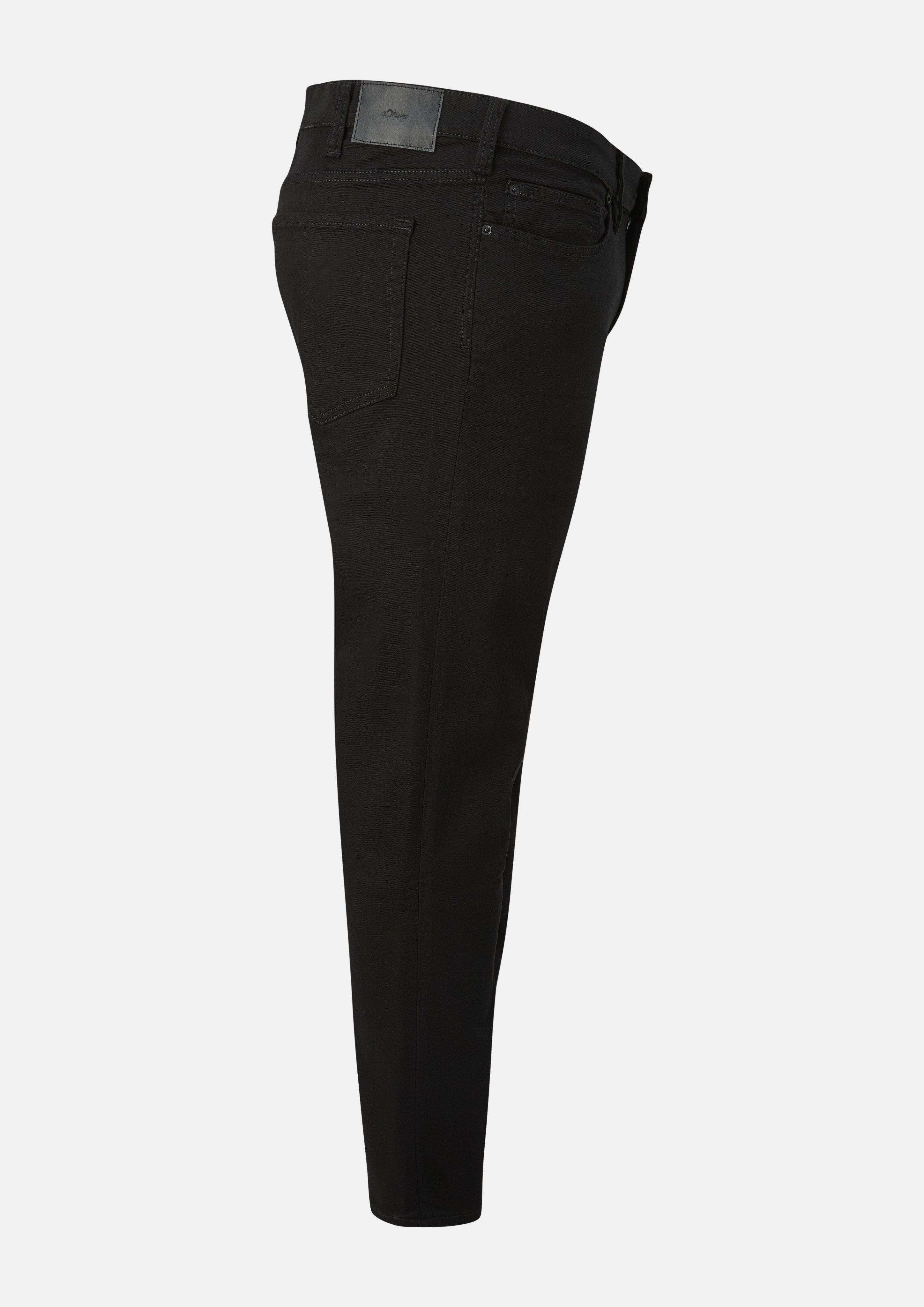 Hommes Pantalon en jean en noir de s.Oliver Men Big Sizes
