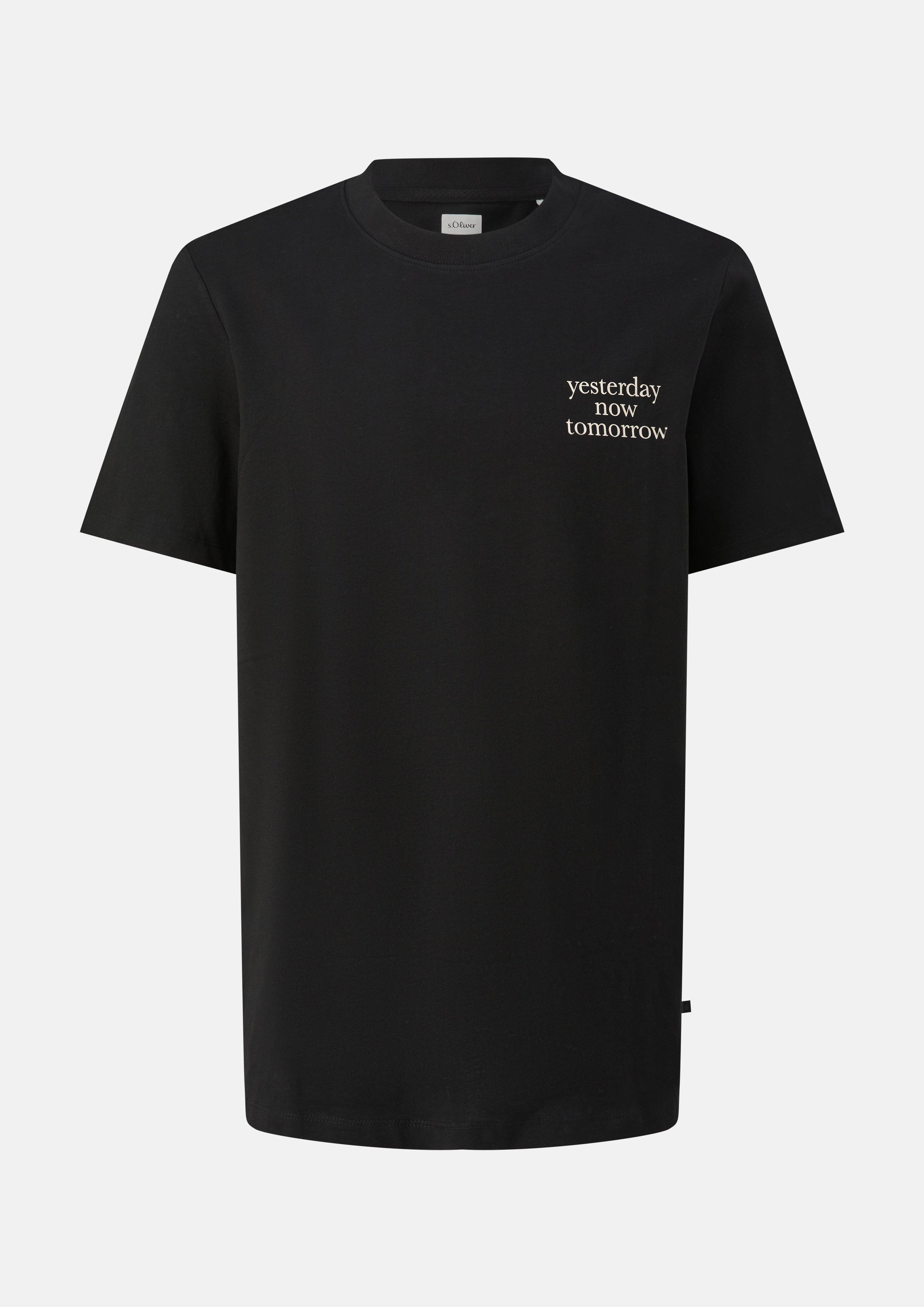 T-shirt en noir de s.Oliver Men Tall Sizes