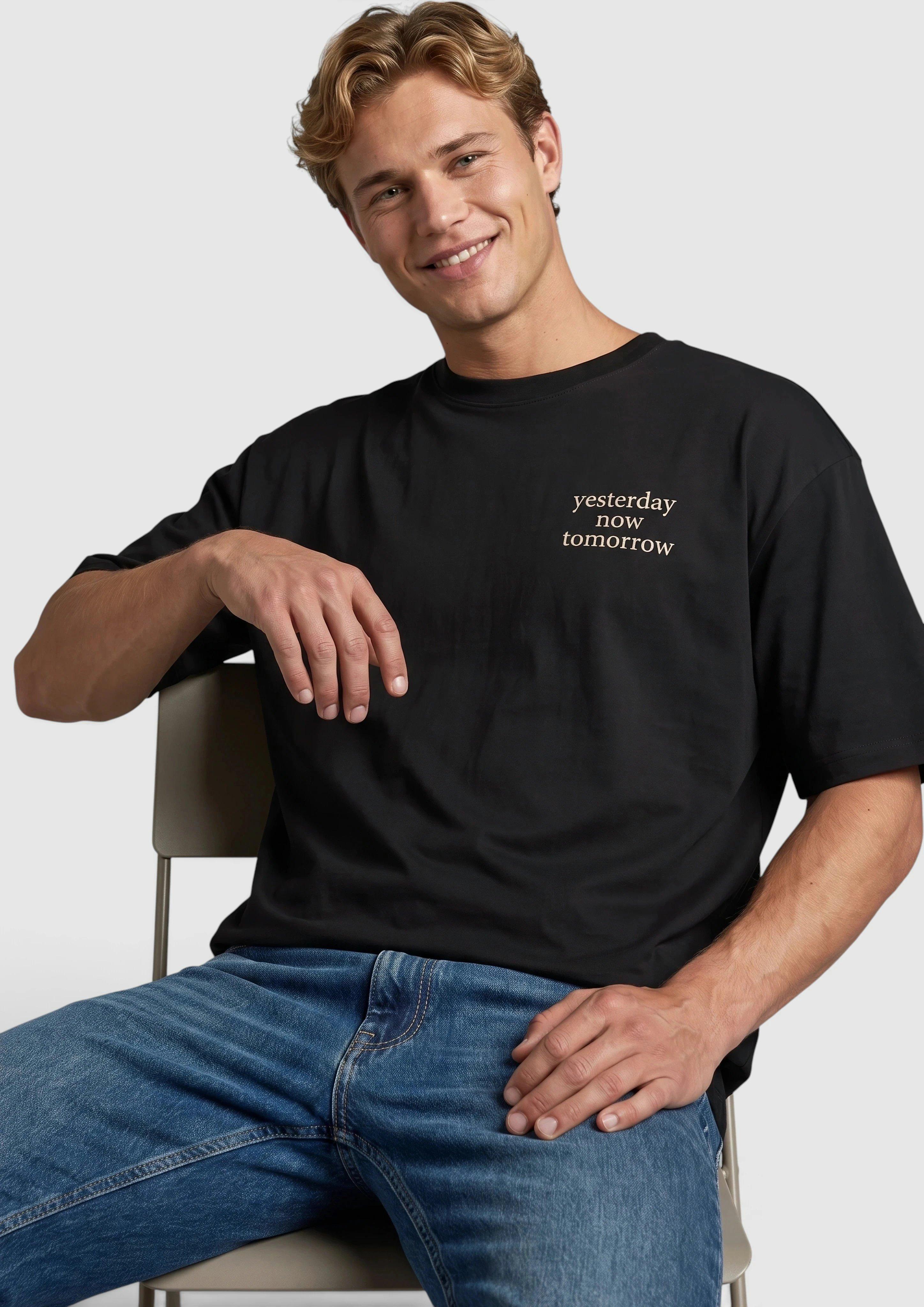 T-shirt en noir de s.Oliver Men Tall Sizes