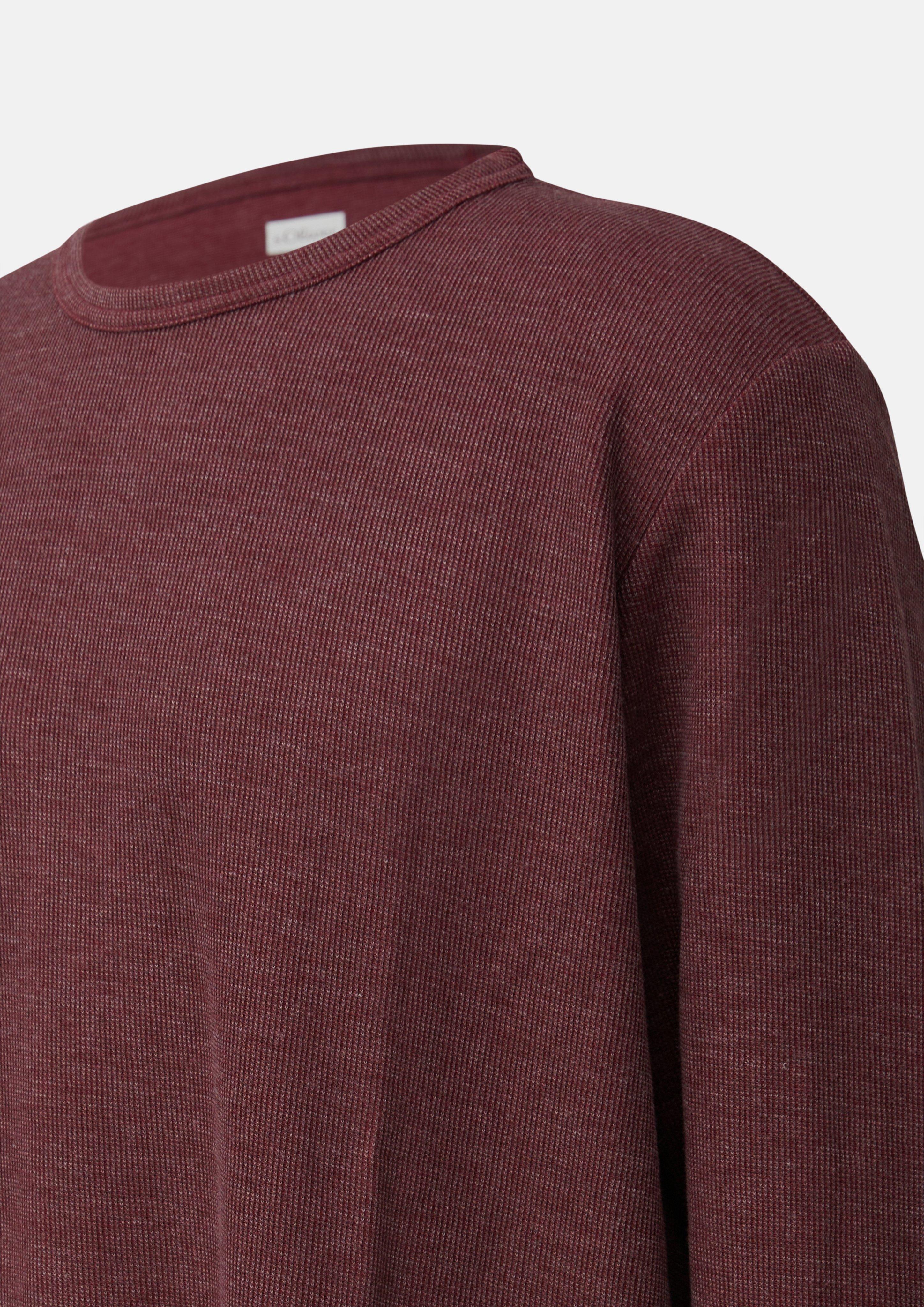 Herren T-Shirt in rot von s.Oliver Men Tall Sizes