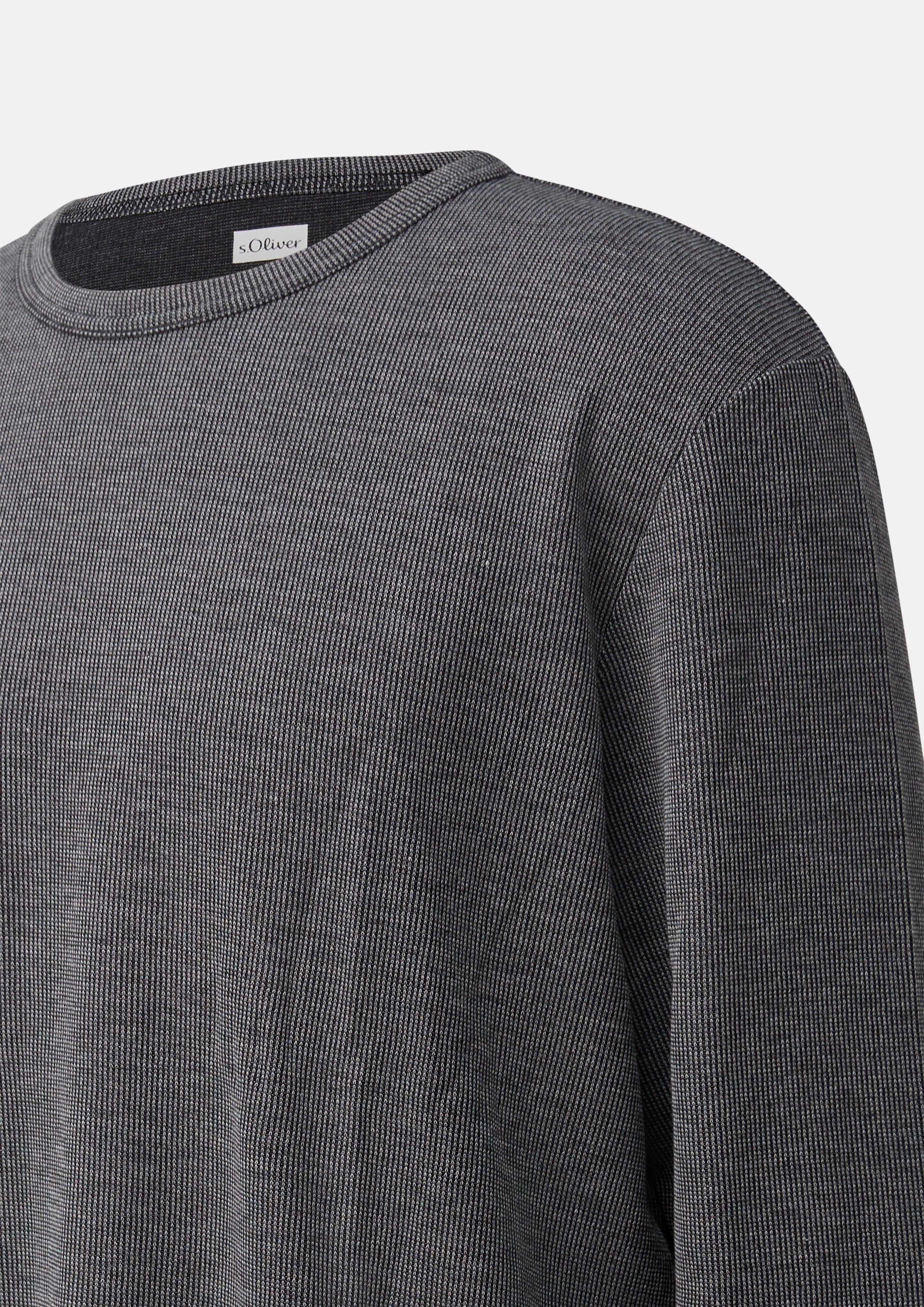 Hommes T-shirt en gris de s.Oliver Men Tall Sizes