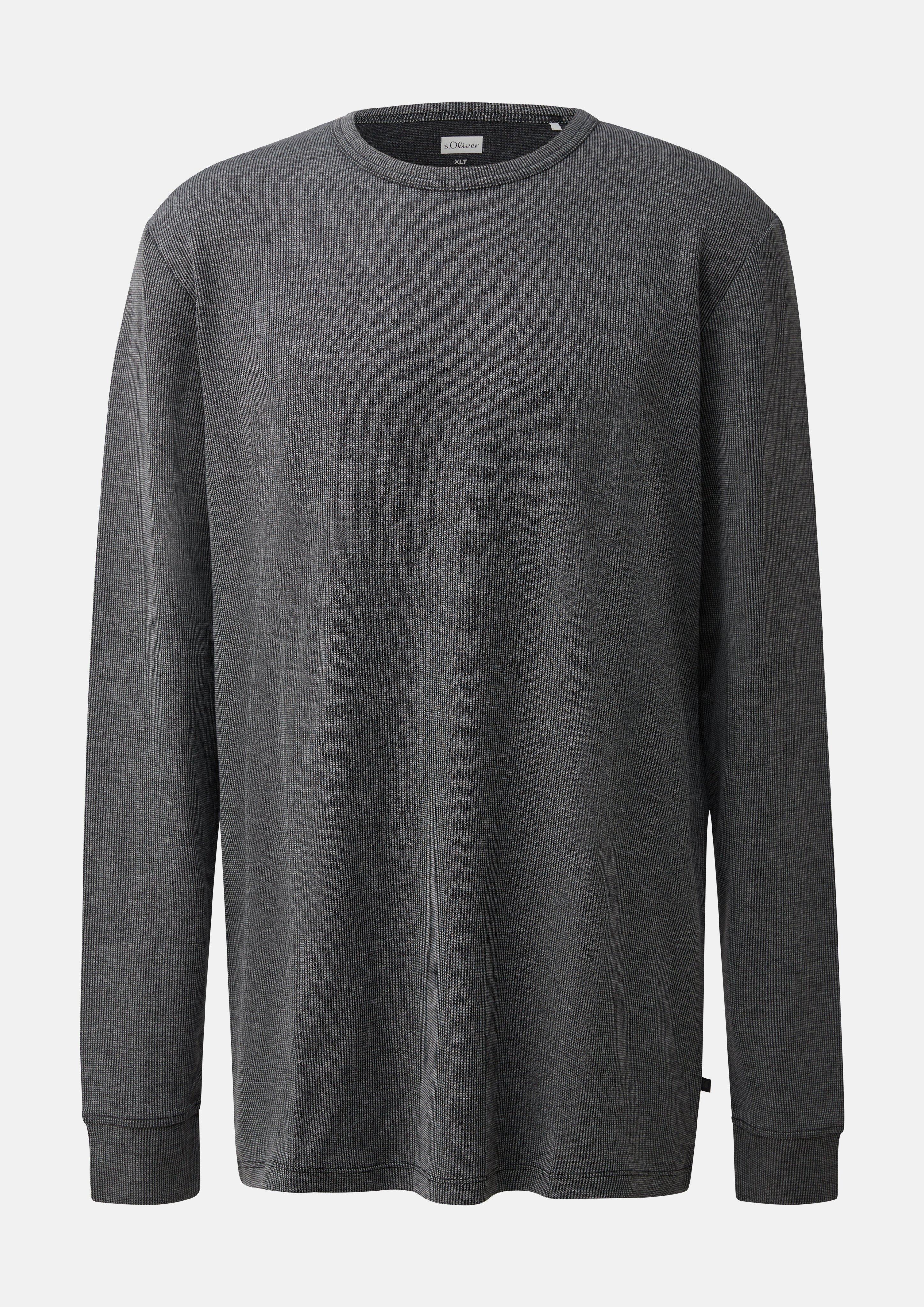 T-shirt en gris foncé de s.Oliver Men Tall Sizes