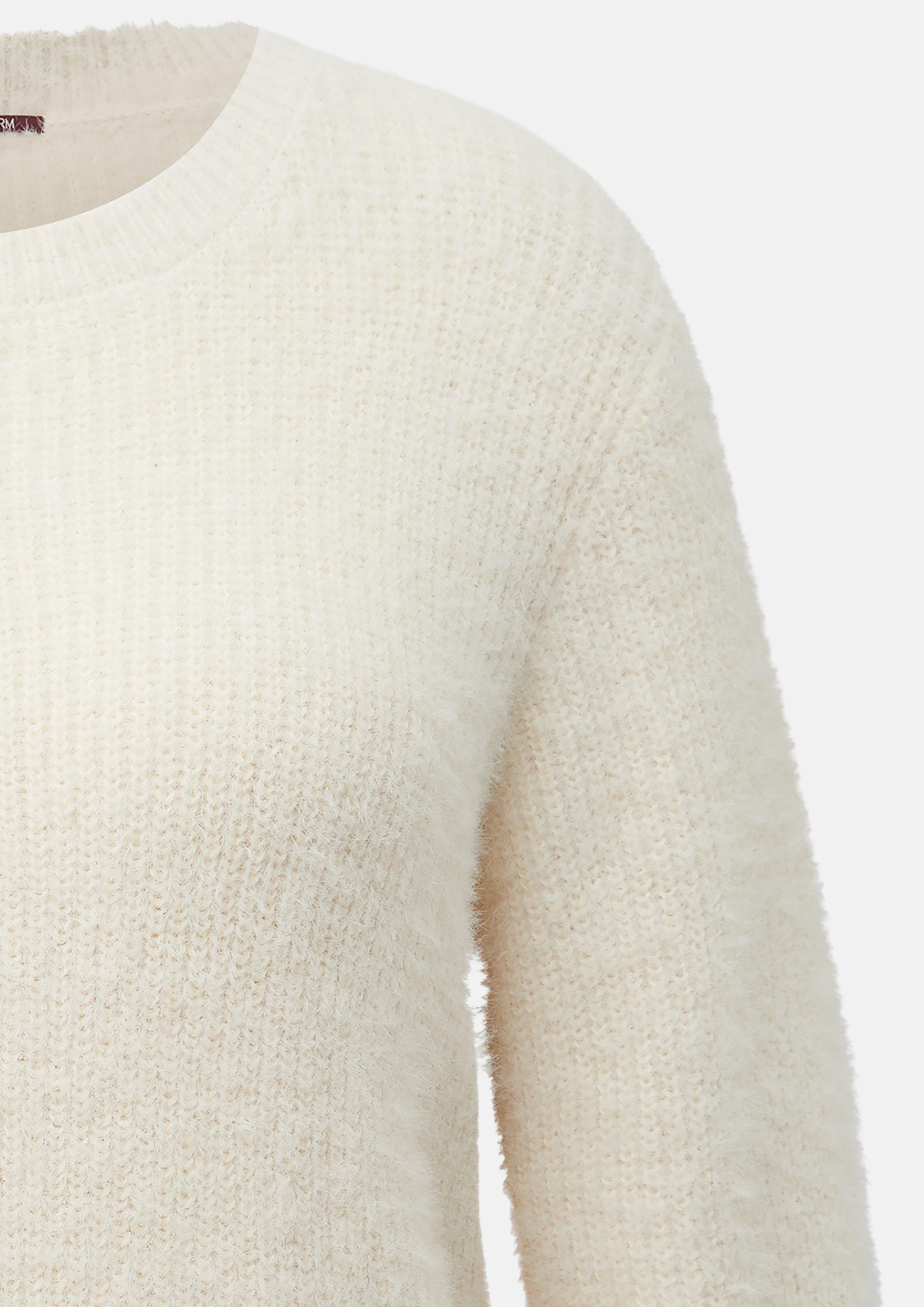Damen Strickpullover in beige von QS CURVE