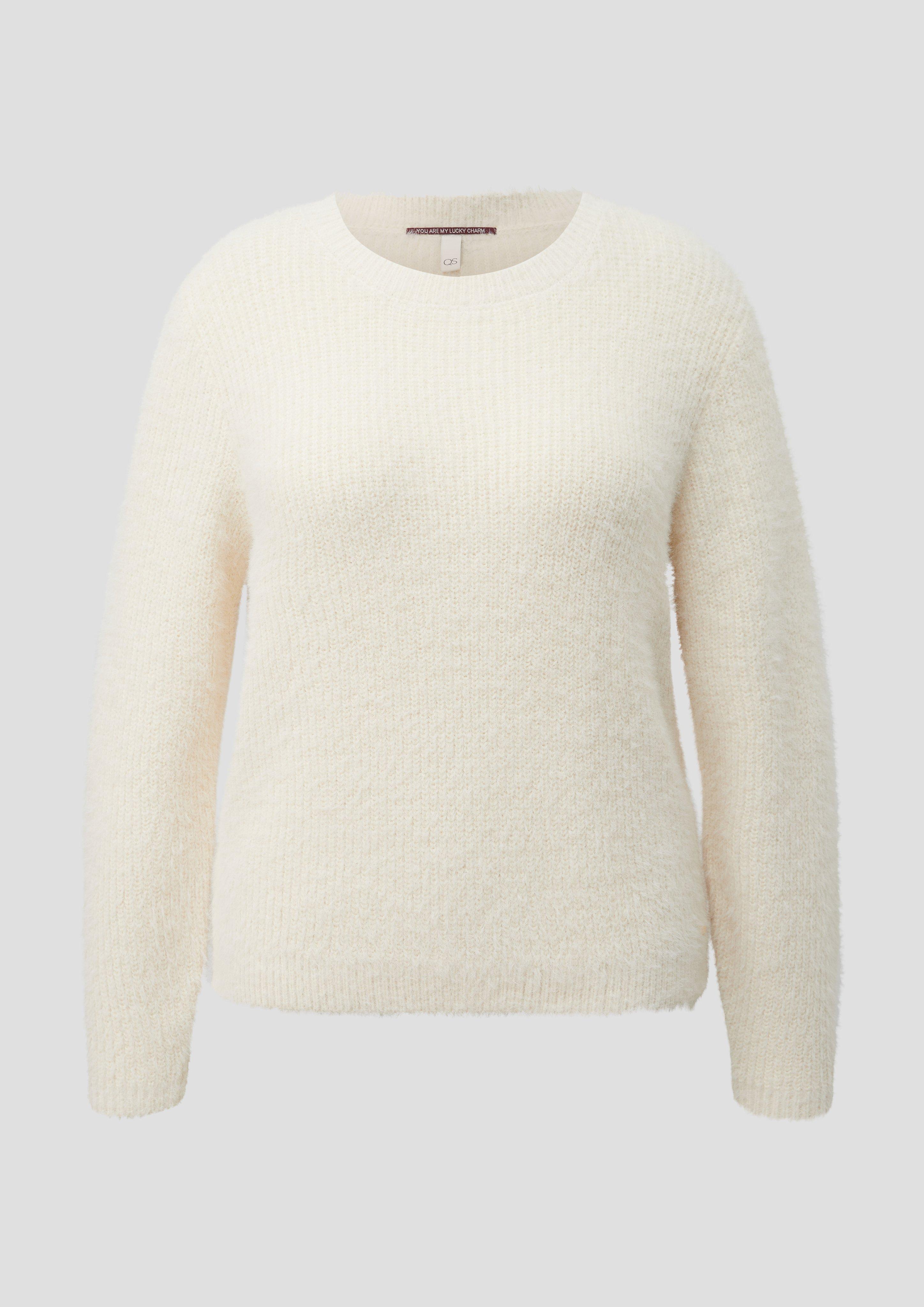 Strickpullover in Farbe helles beige von QS CURVE
