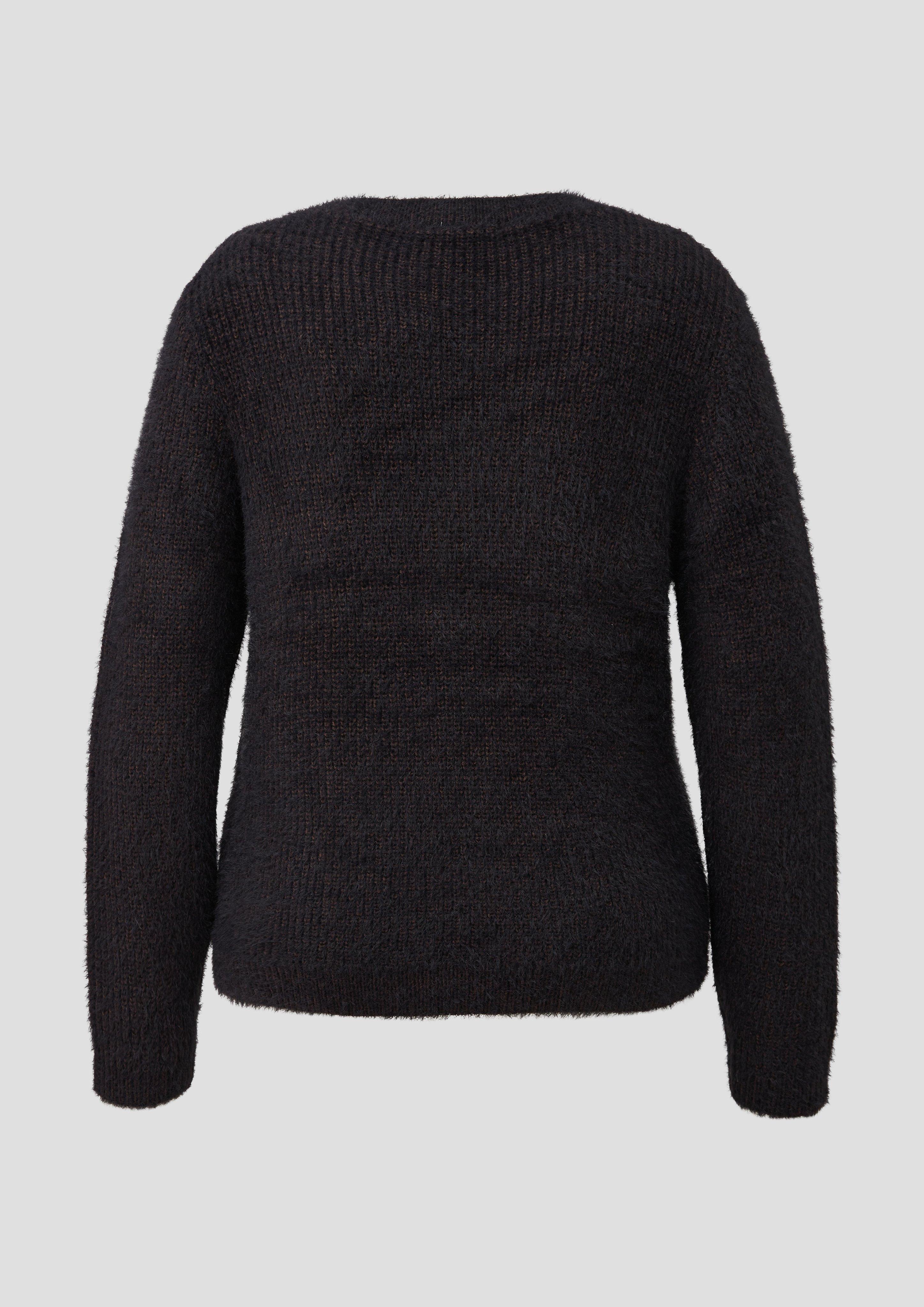 Damen Strickpullover in braun von QS CURVE