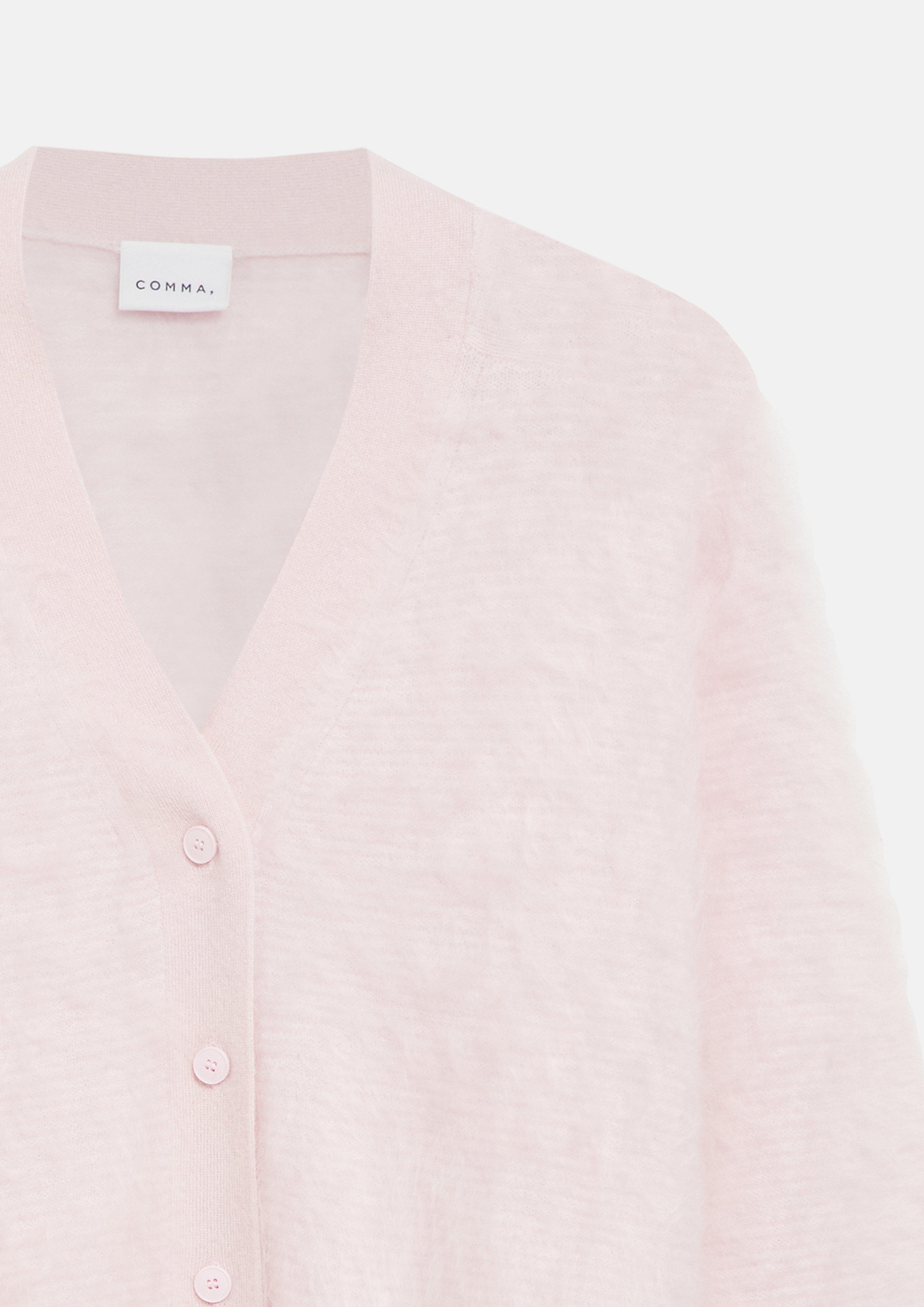 Strickjacke in pink von COMMA