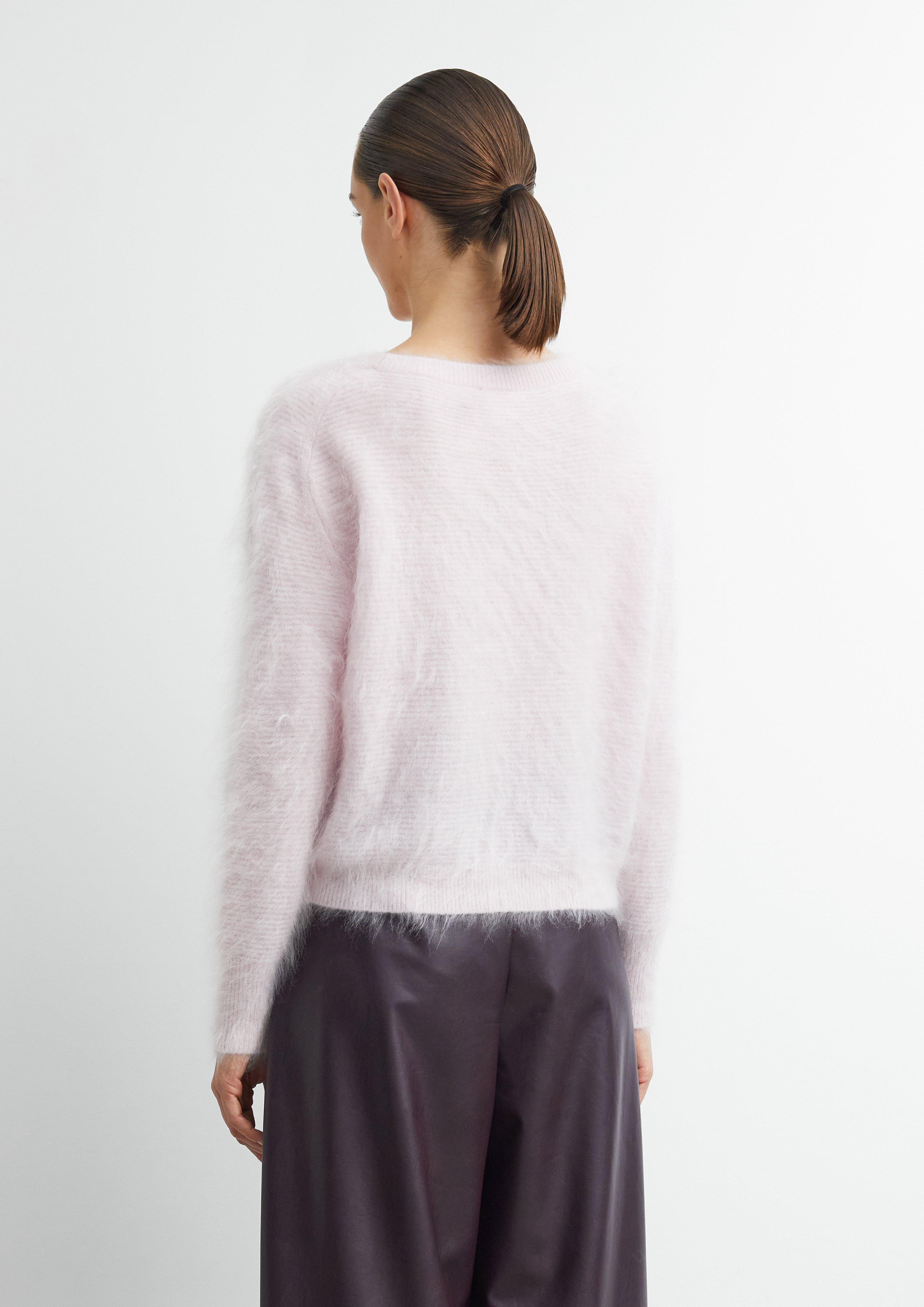 Damen Strickpullover aus 100% Cashmere mit Relaxed Fit in pink von COMMA