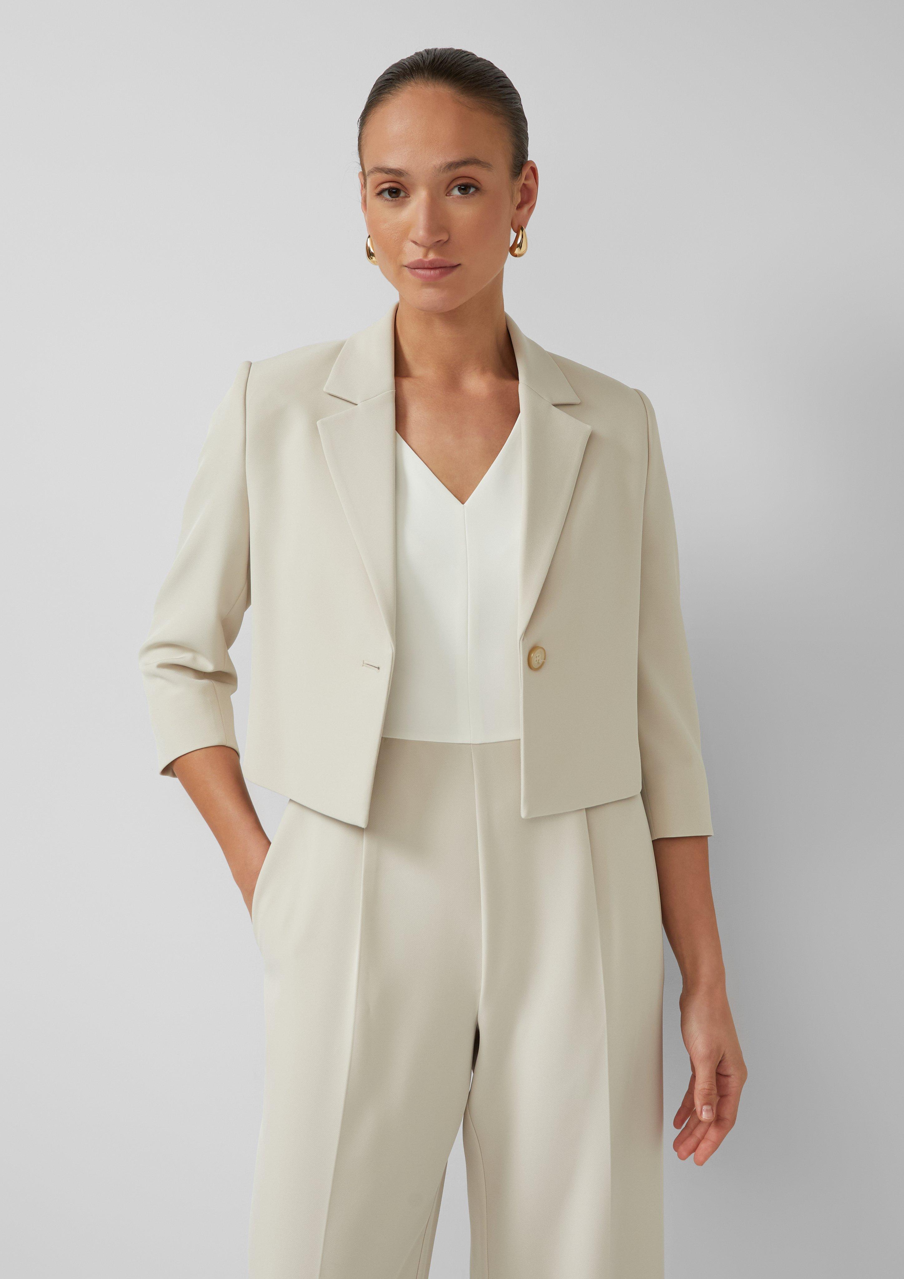 Femmes Blazer court à manches 3/4 en  de s.Oliver BLACK LABEL