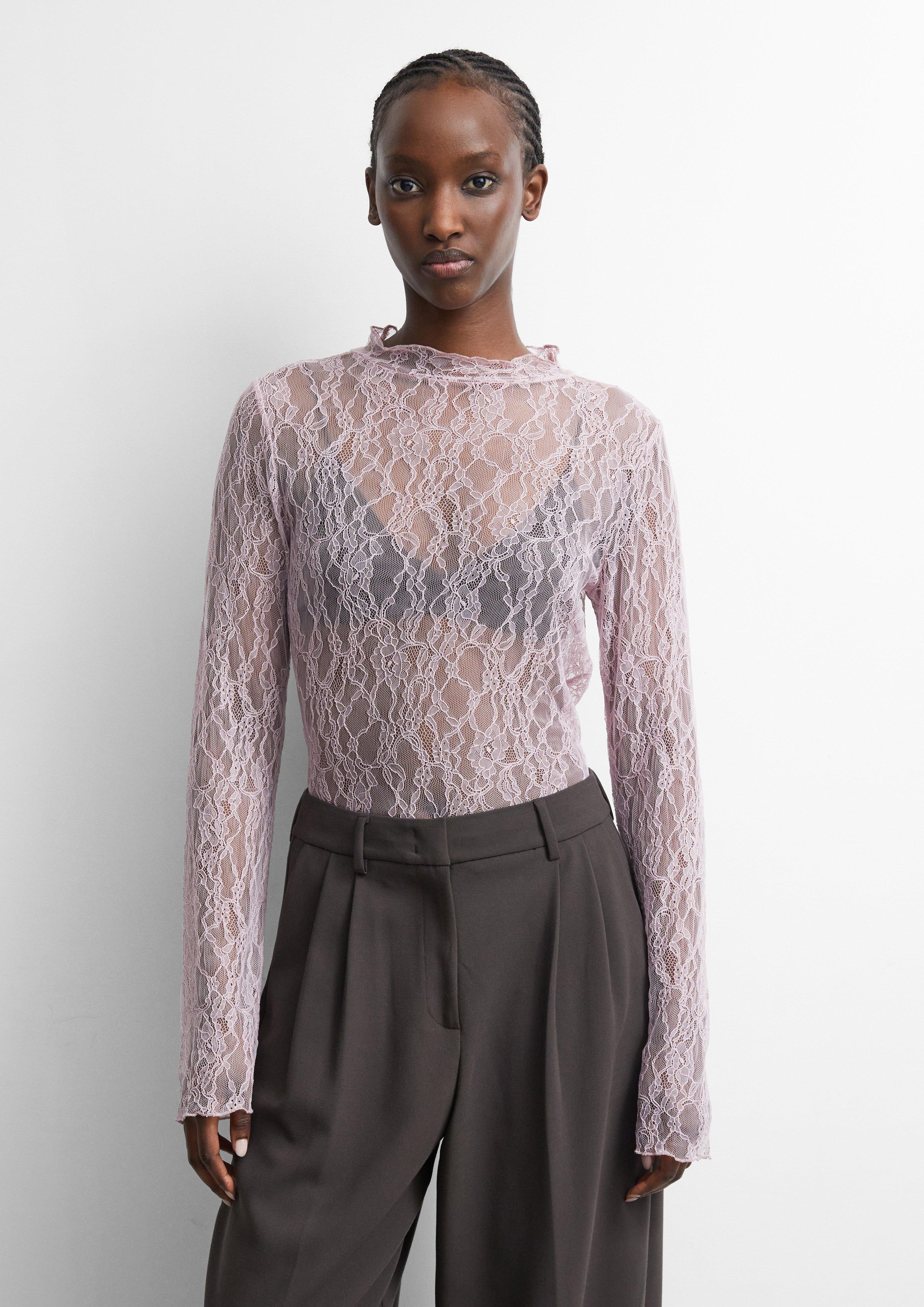 T-Shirt in pink von COMMA