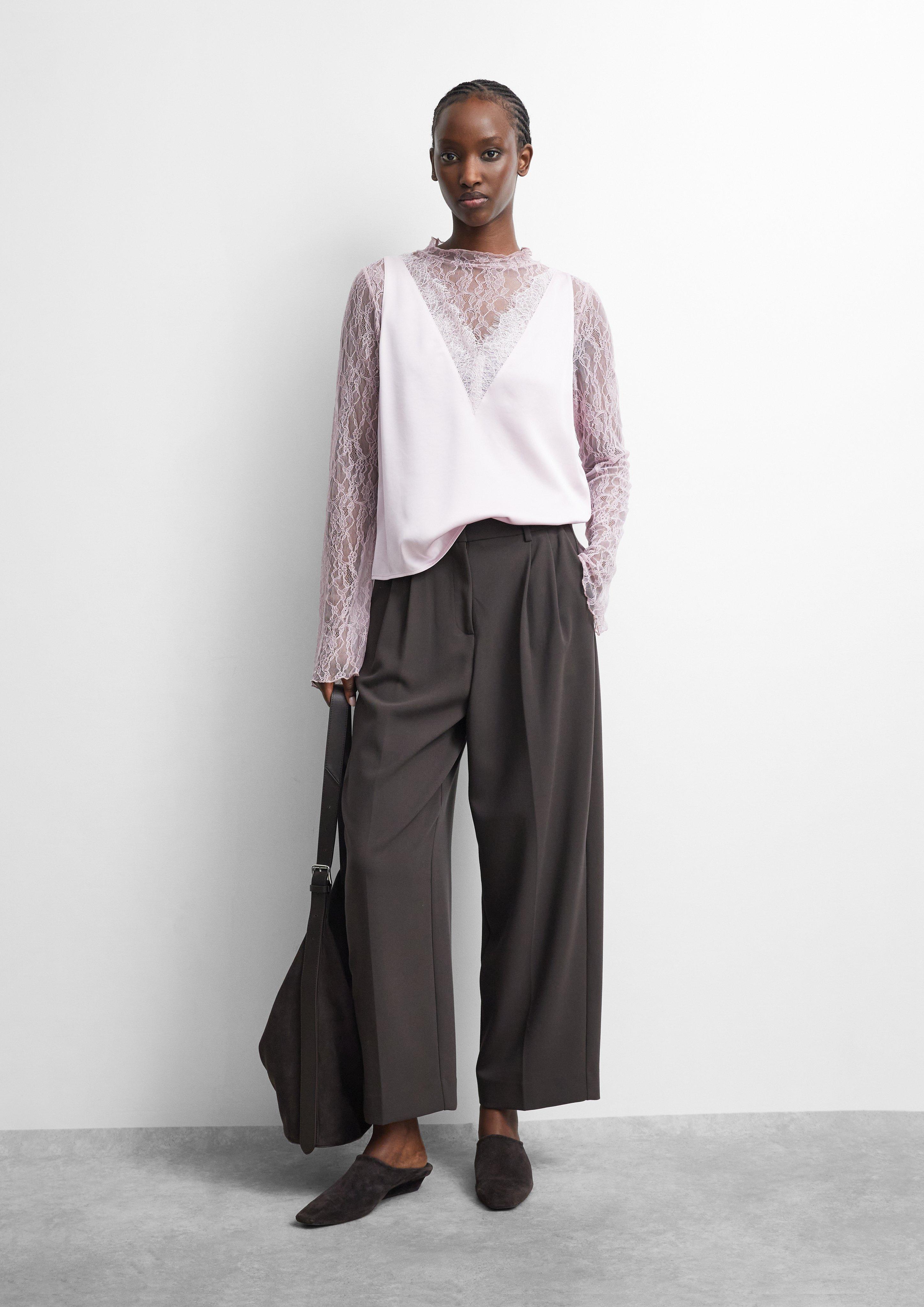 T-Shirt in pink von COMMA