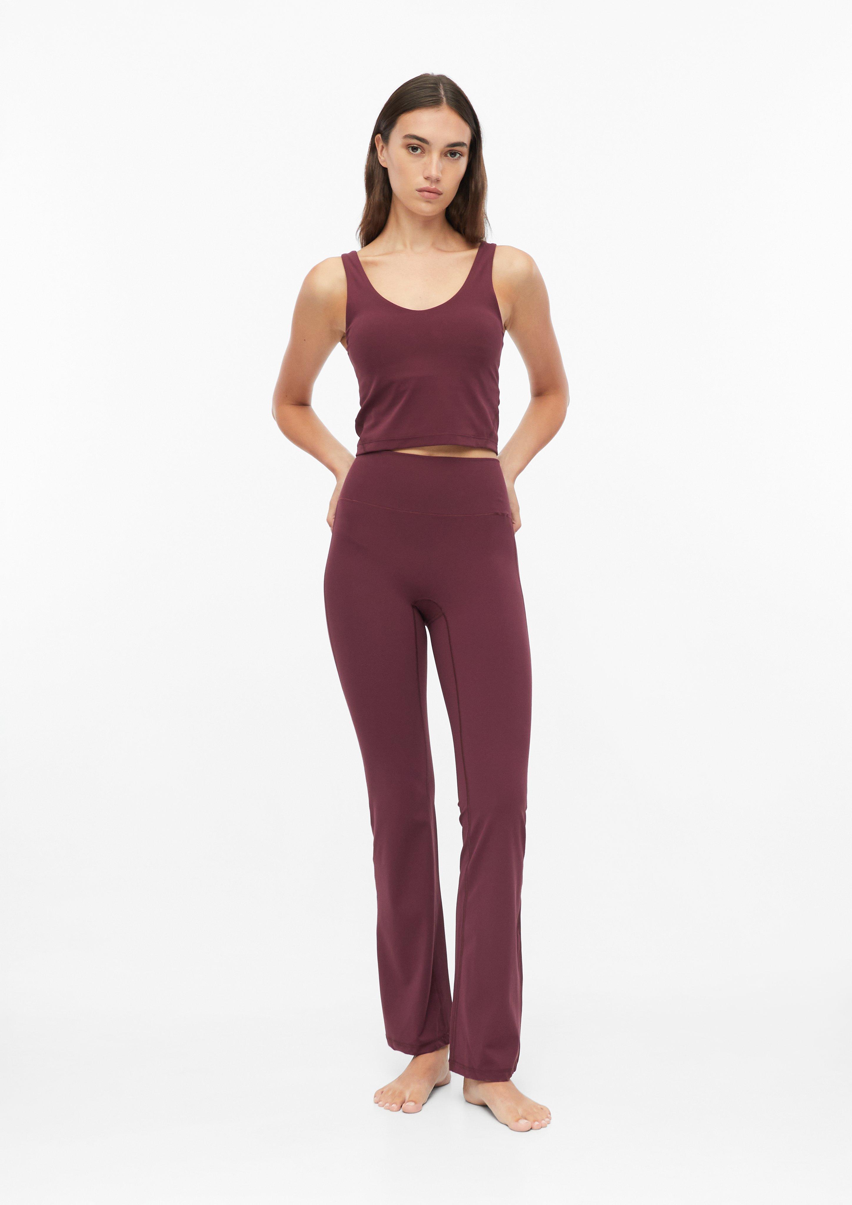 Legginsy w kolorze bordowy od s.Oliver