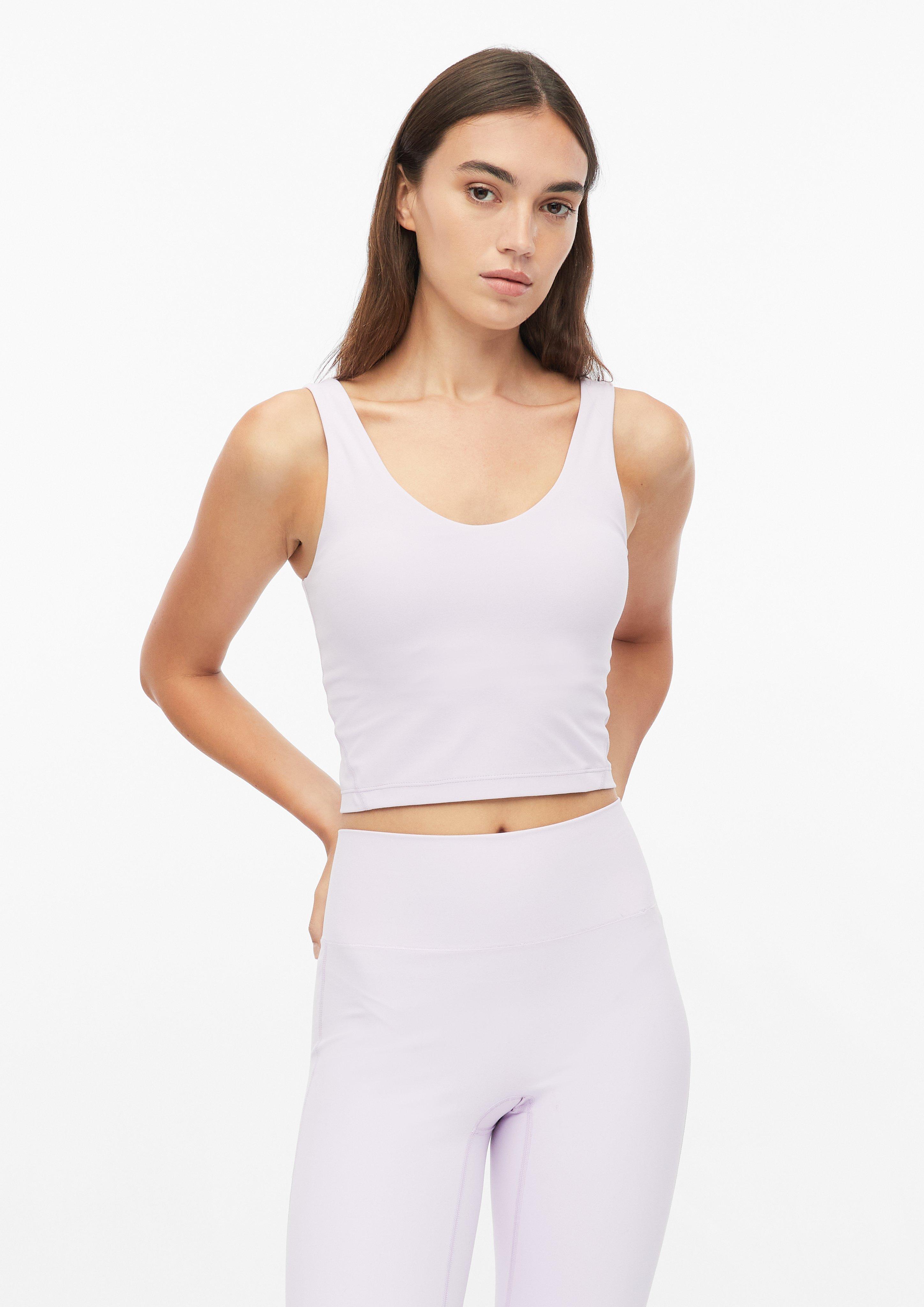 Tričko Bustier v barvě šeříková od s.Oliver