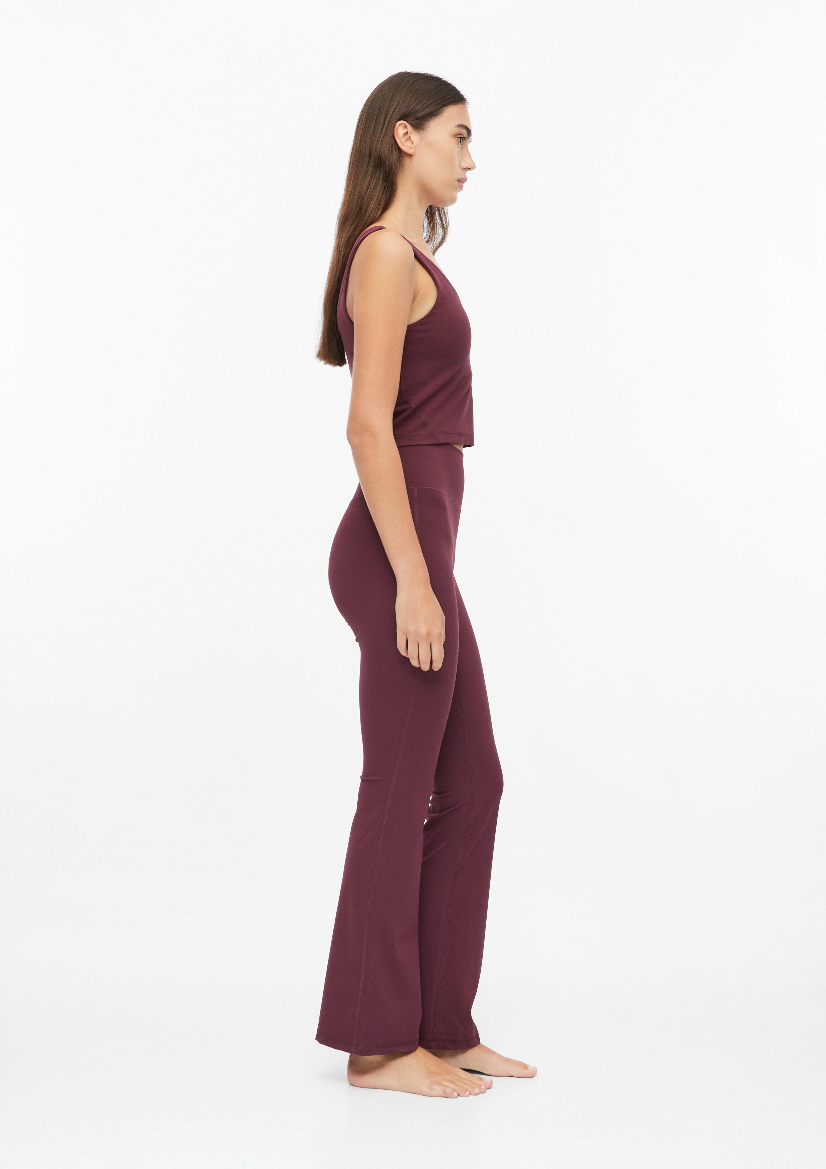 Femmes Haut de sport extensible avec soutien-gorge intégré en rouge de s.Oliver