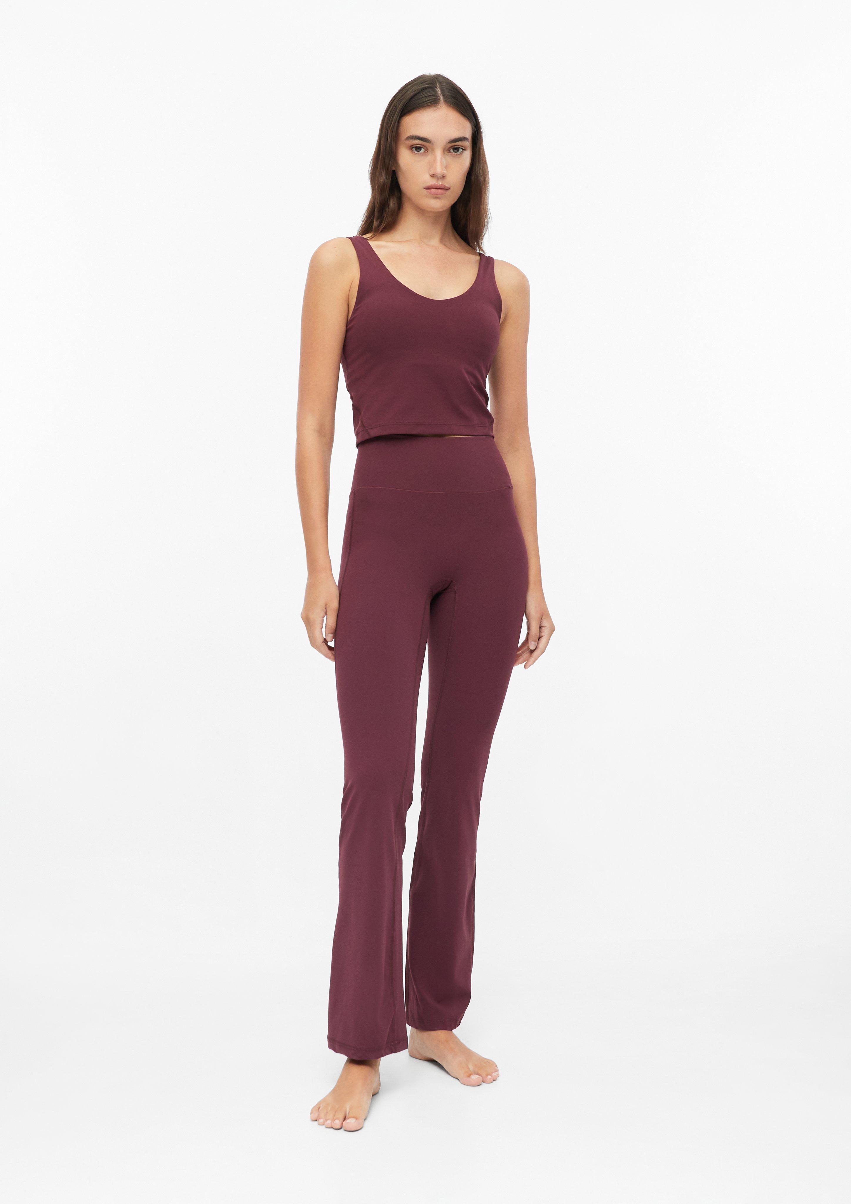 Femmes Haut de sport extensible avec soutien-gorge intégré en rouge de s.Oliver