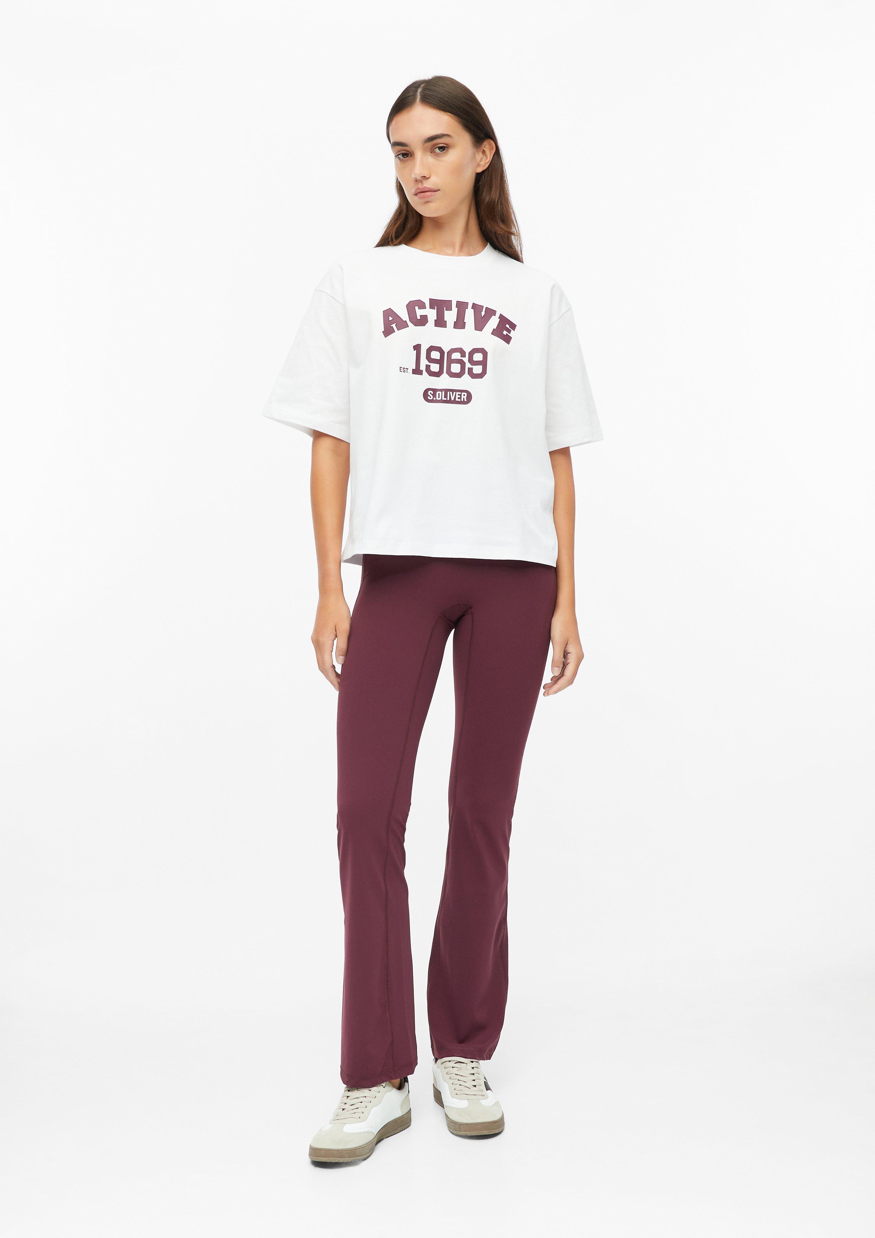 Women Sporty T-shirt with a relaxed fit in white by s.Oliver