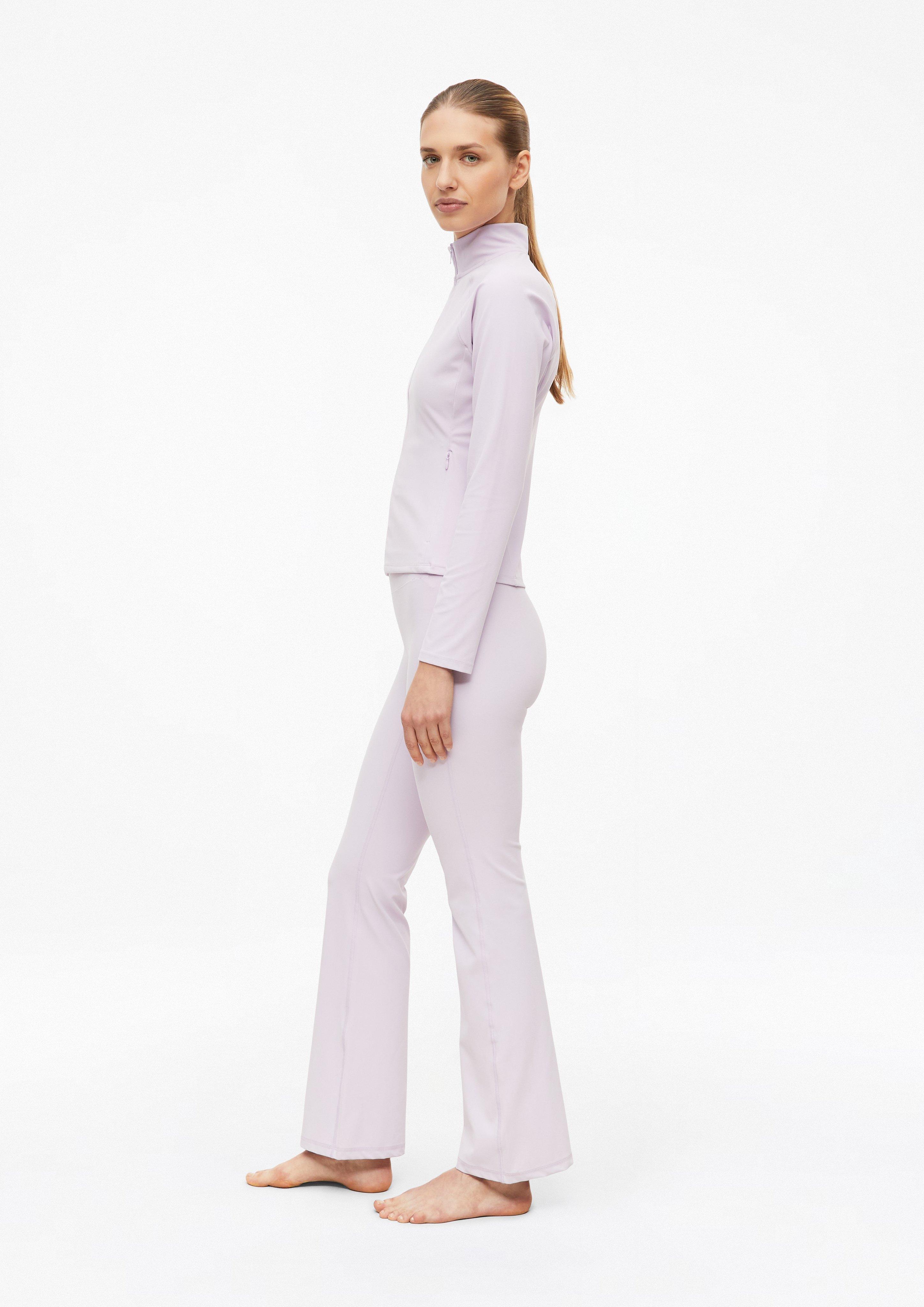 Damen Elastische Sportjacke mit Taschen im Slim Fit in pink von s.Oliver