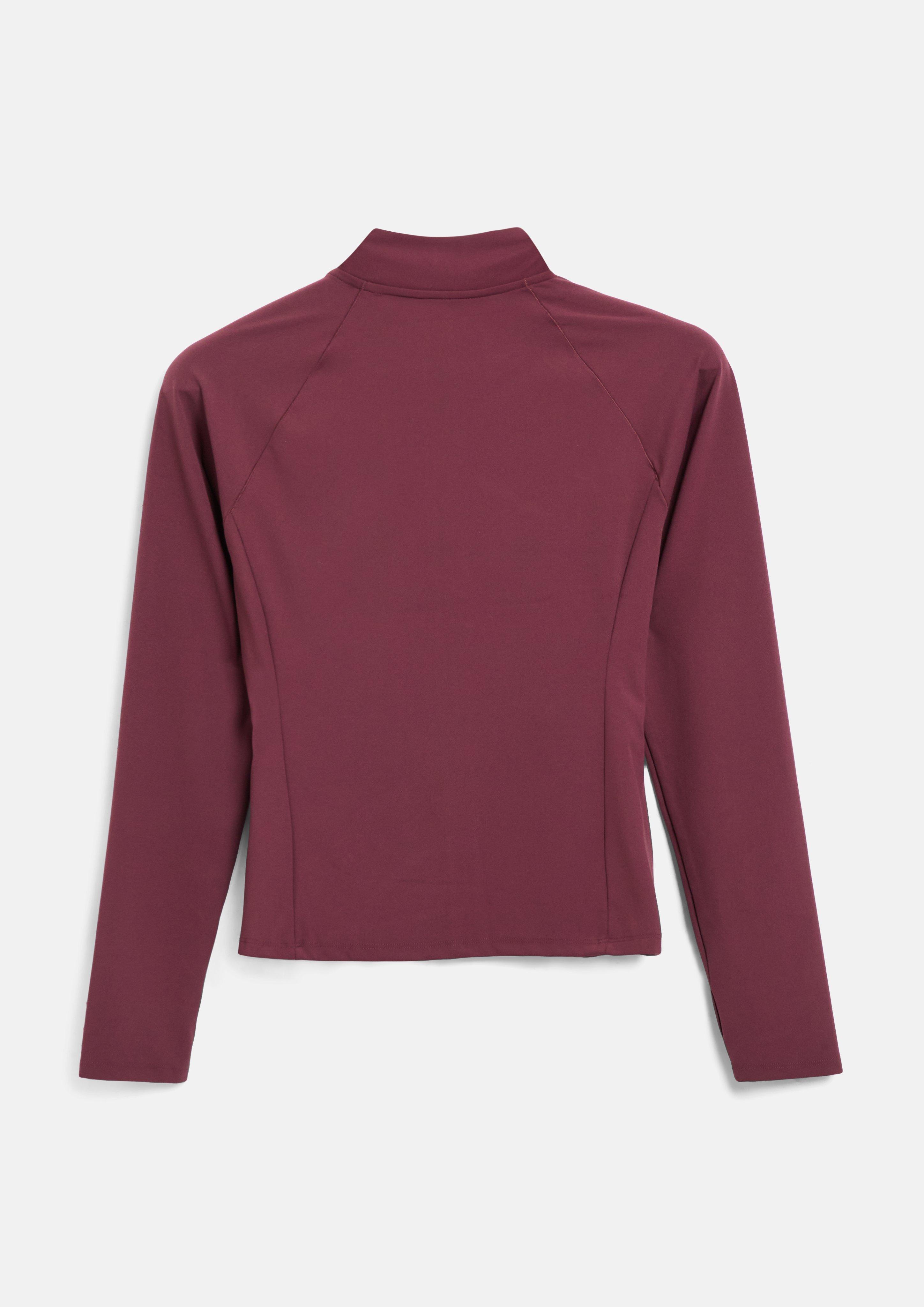 Femmes Veste de sport élastique avec poches, coupe ajustée en rouge de s.Oliver