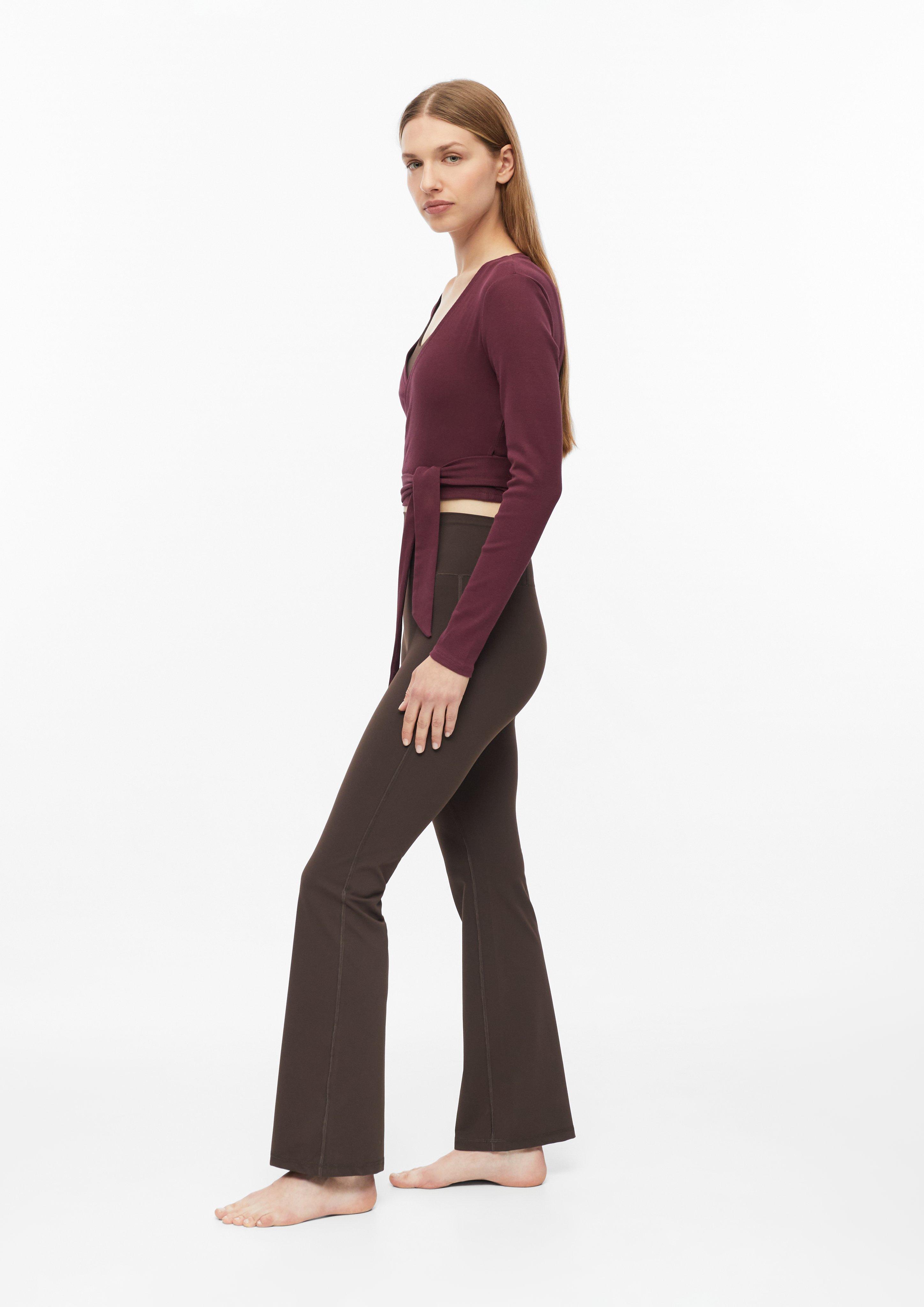 Damen Sportive Wickeljacke mit Rippstruktur in rot von s.Oliver
