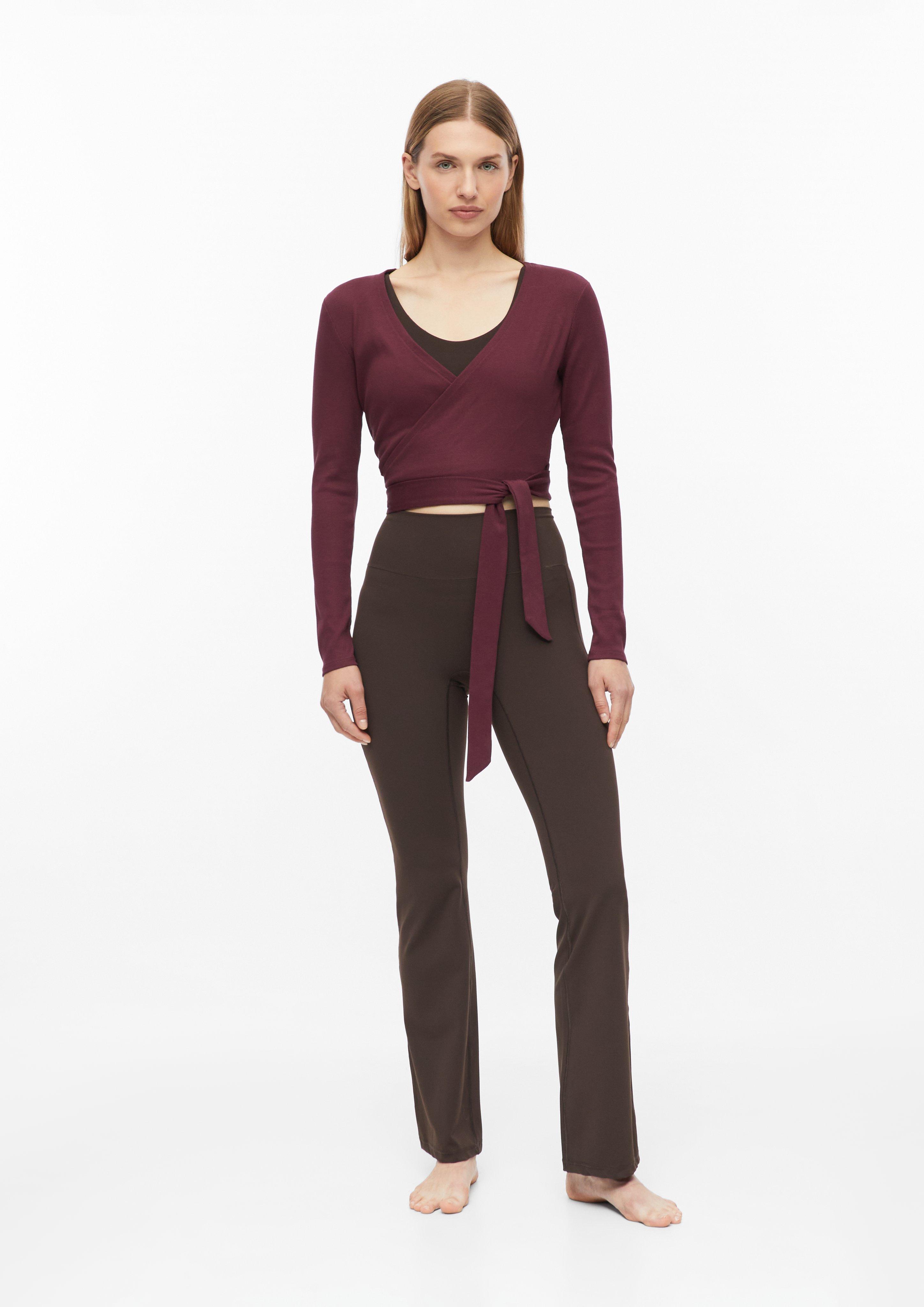 Damen Sportive Wickeljacke mit Rippstruktur in rot von s.Oliver