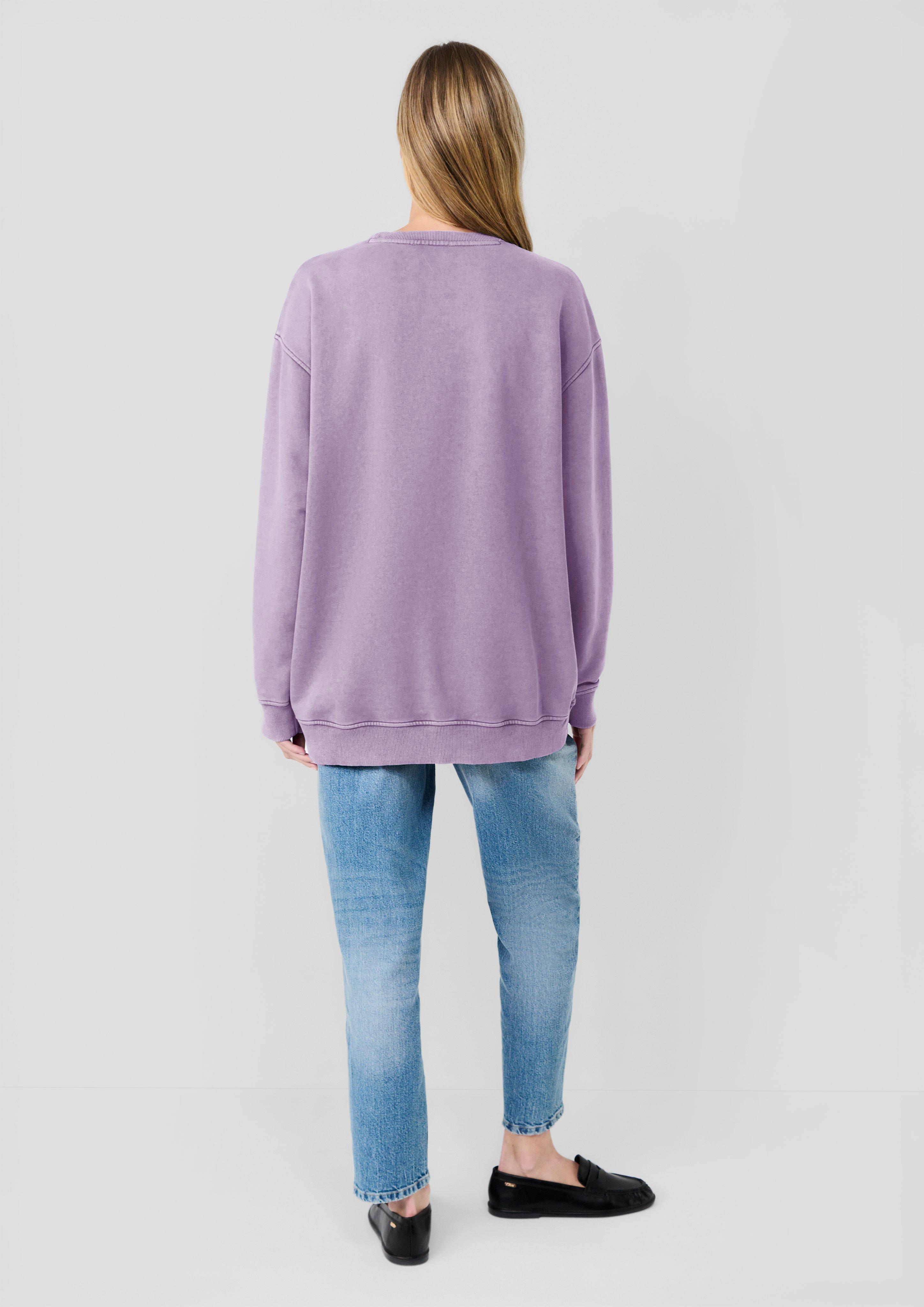 Femmes s.Oliver x Heidi Klum : sweat-shirt à logo en violet de s.Oliver